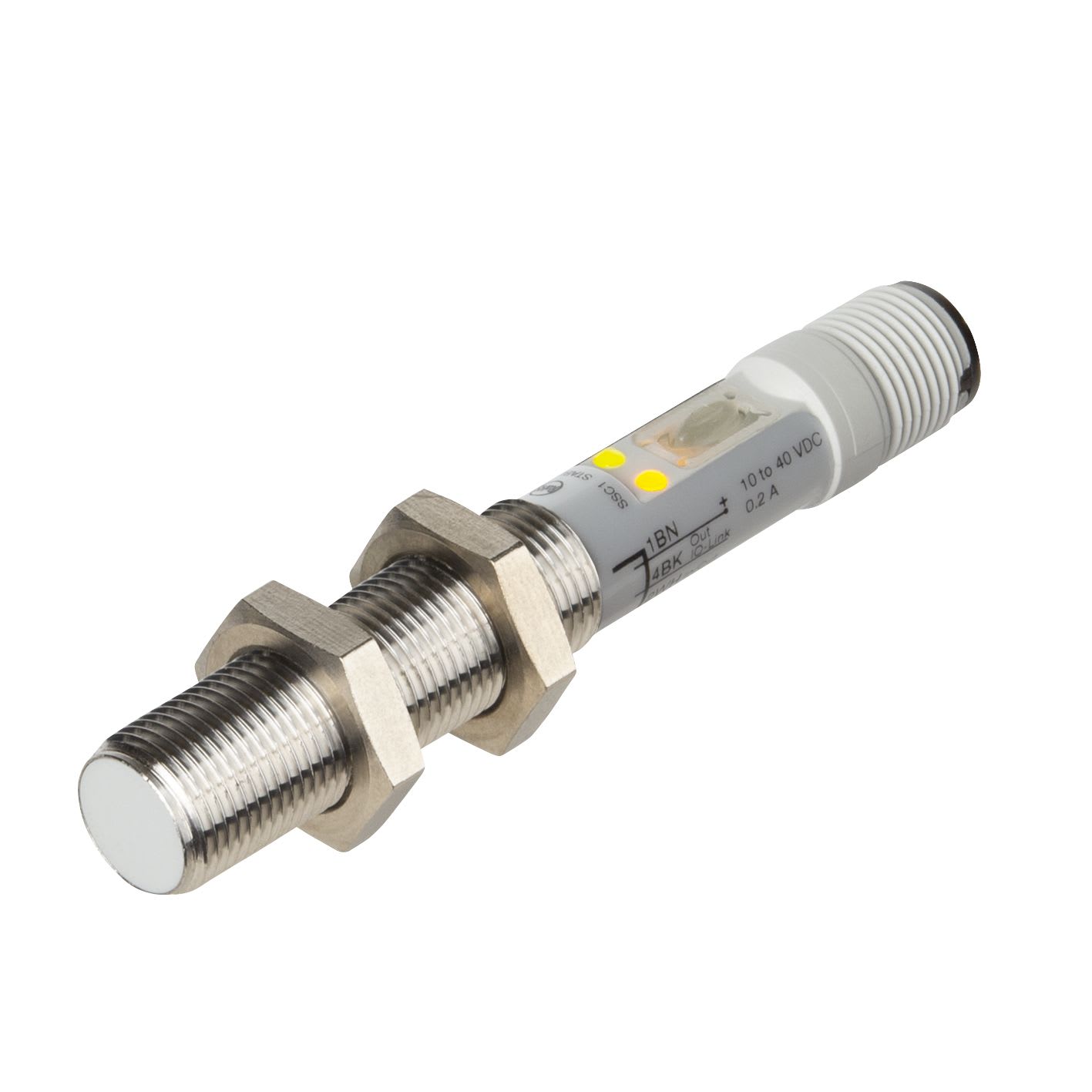 Carlo Gavazzi - Détecteur capacitif noyable 4mm, 10-40Vcc, NPN/PNP, NO/NC, M12, acier, IOLINK