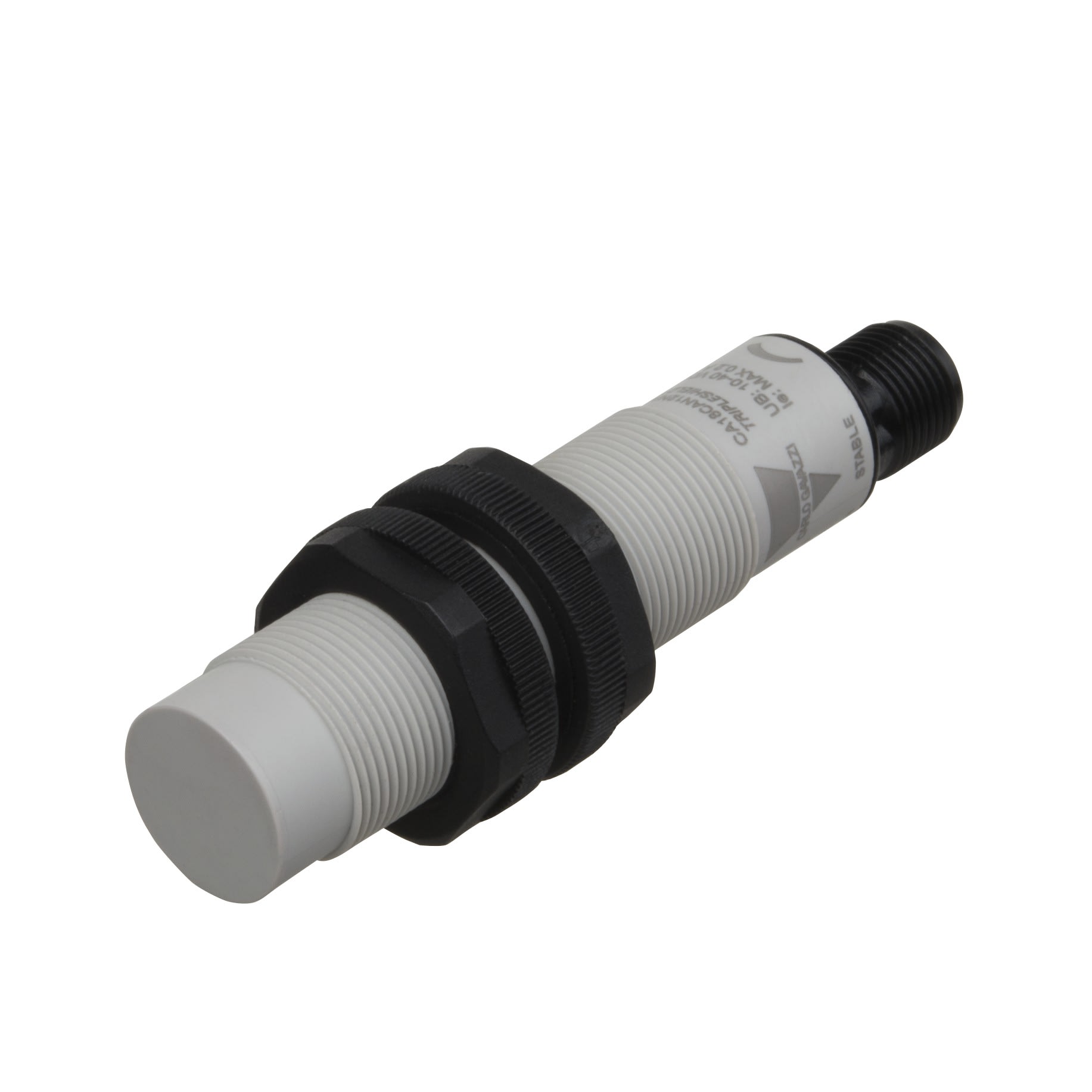 Carlo Gavazzi - Détecteur capacitif plastique non-noyable portée 12mm M18 IO-Link, connecteur