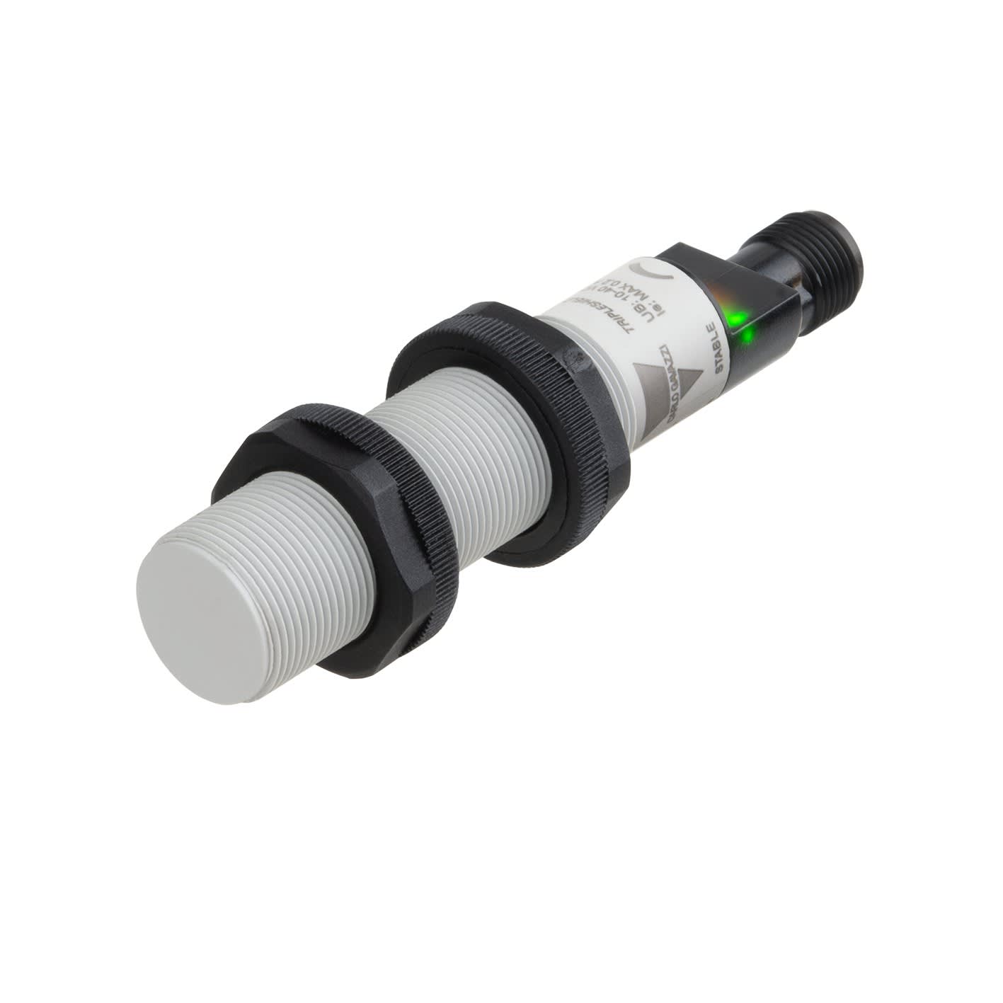 Carlo Gavazzi - Capacitif M18 noyable 8mm, 10-40Vcc, NPN/PNP, NO/NC, M12, Bargraphe, IOLINK