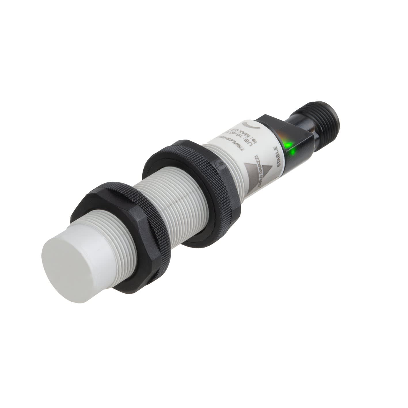 Carlo Gavazzi - Capacitif M18 non-noyable 12mm, 10-40Vcc, NPN/PNP, NO/NC, M12, Bargraphe, IOLINK