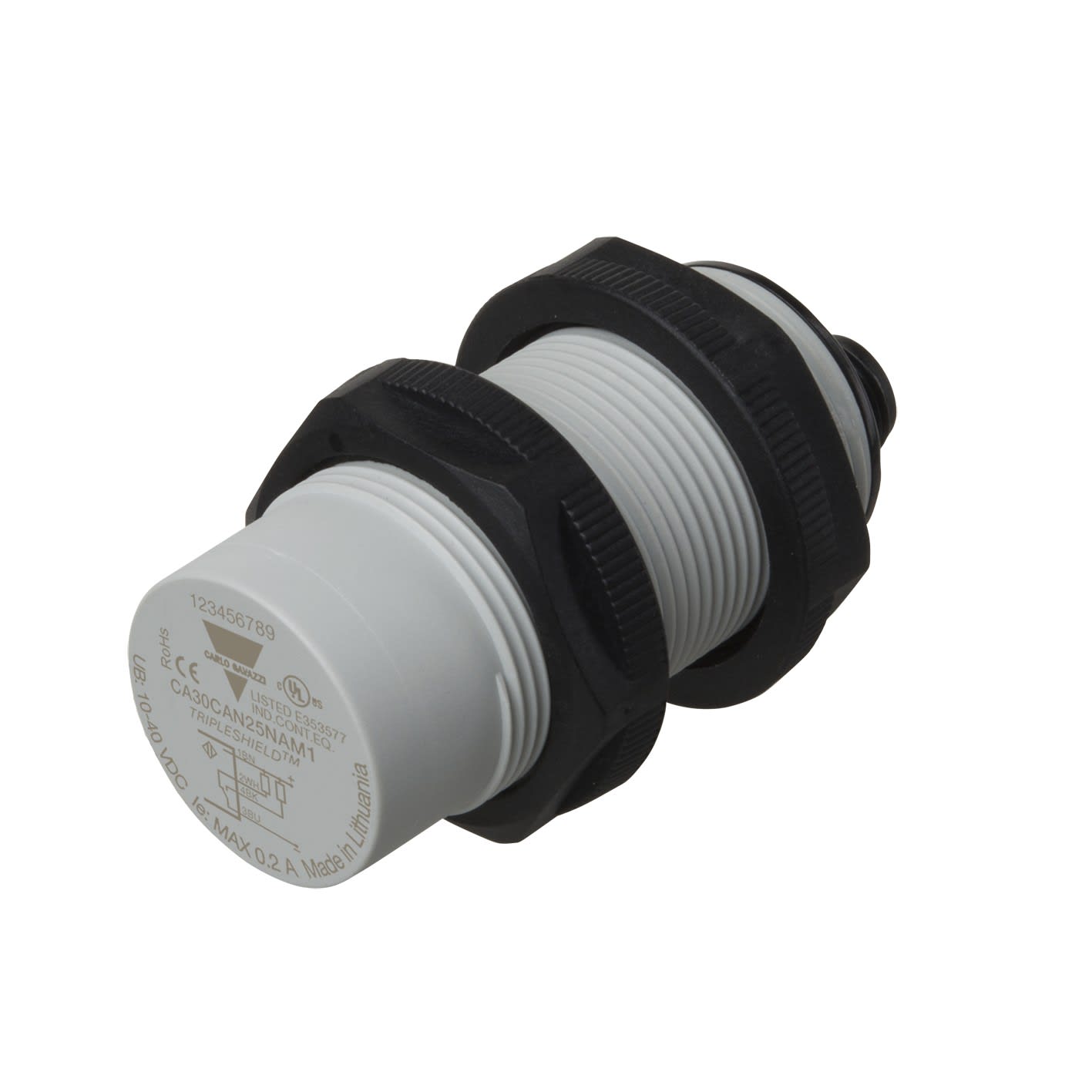 Carlo Gavazzi - Détecteur capacitif plastique M30 NPN NO+NF,connecteur