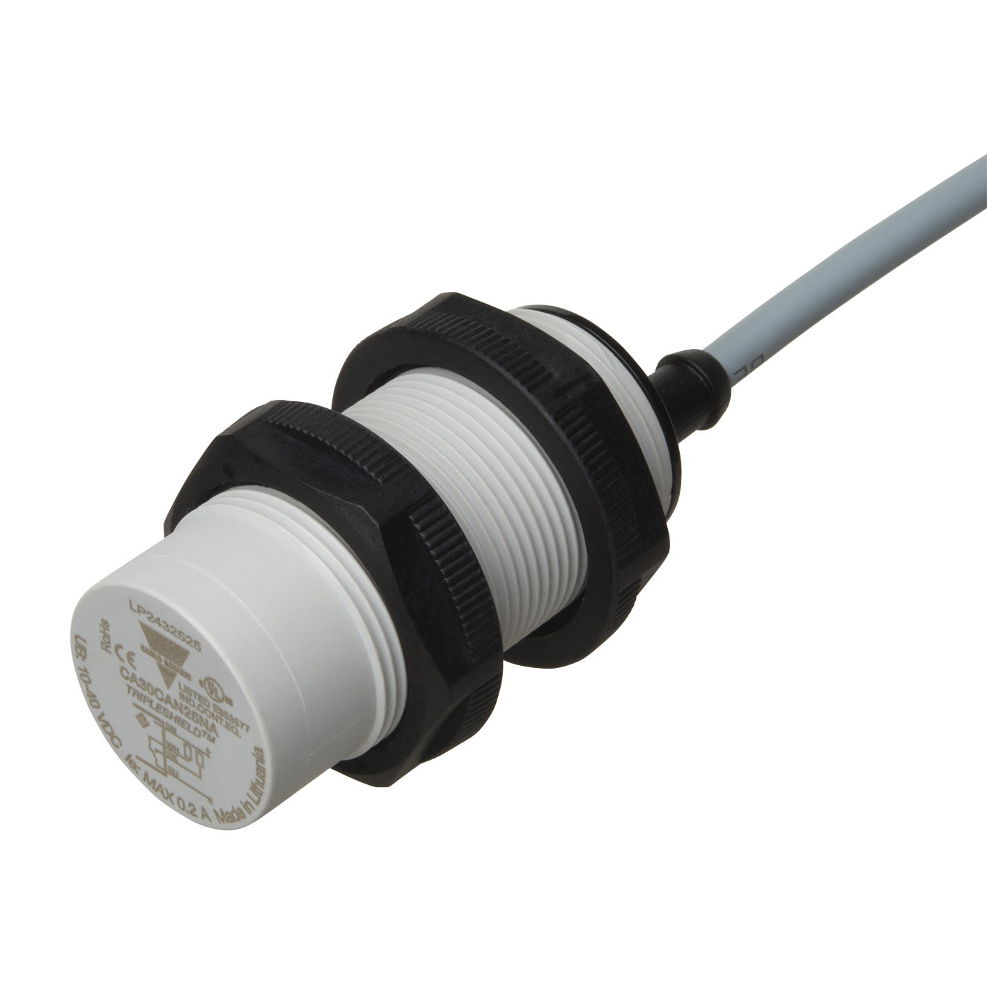 Carlo Gavazzi - Détecteur capacitif plastique M30 NPN NO+NF,cable