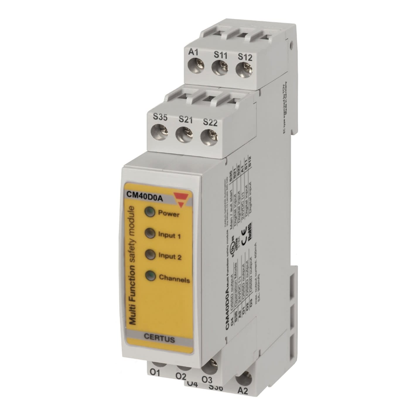 Carlo Gavazzi - Module de sécurité avec 4 sorties sécurité NO