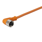 Carlo Gavazzi - Câble de raccordement, fiche coudée M12, 3 fils, CA/CC, femelle, câble PVC 5m