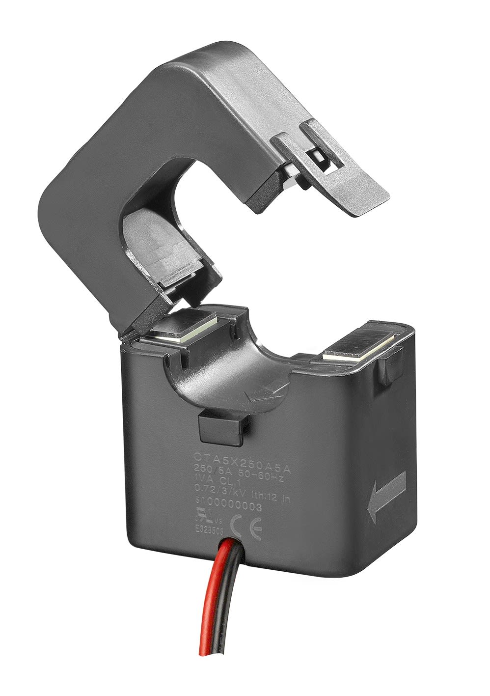 Carlo Gavazzi - Transformateur de courant ouvrant 250A/5A taille Ø24mm max