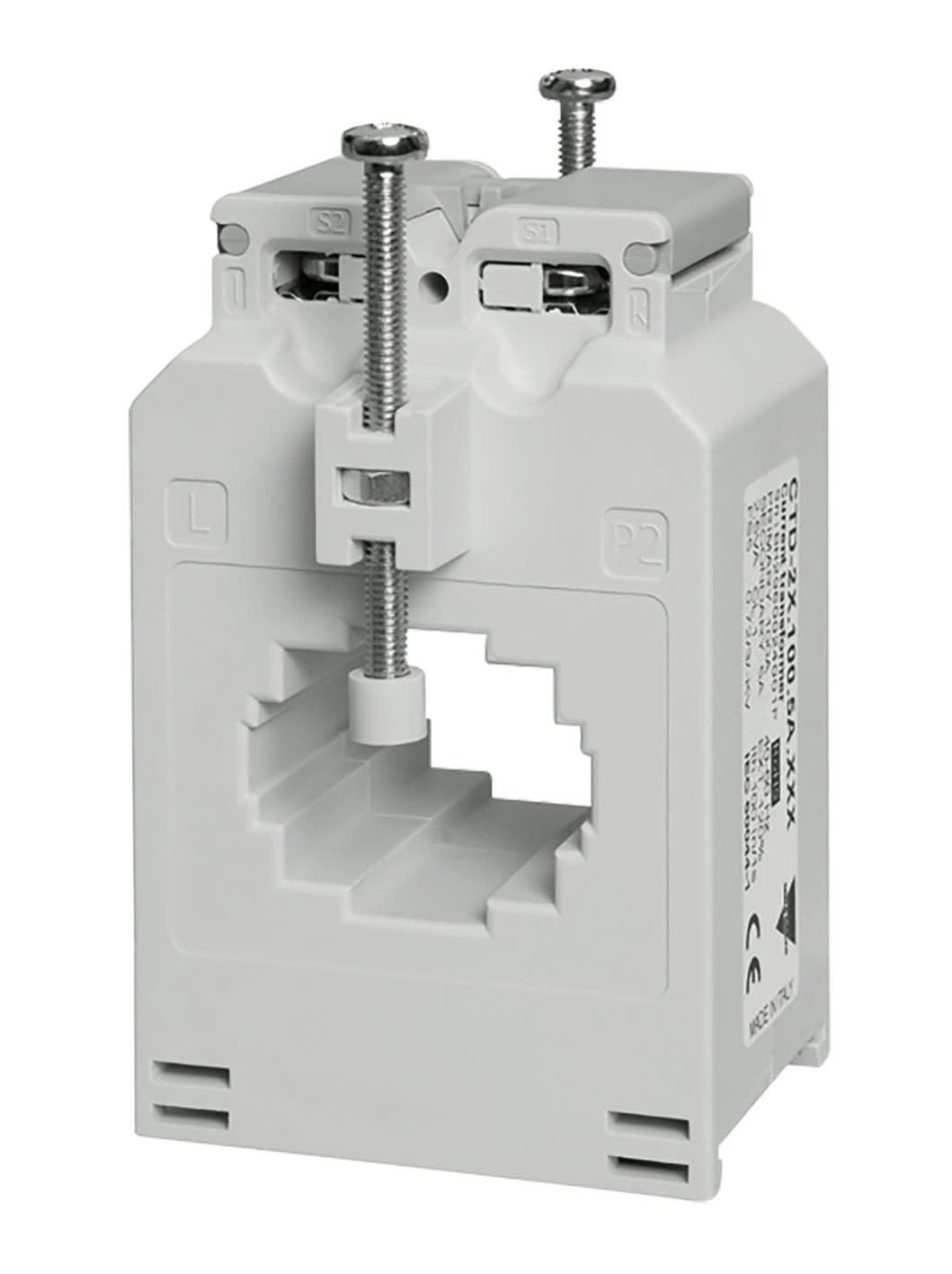 Carlo Gavazzi - Transformateur de courant traversant 80A/5A taille Ø24mm,32x5,30x10,25x20mm max