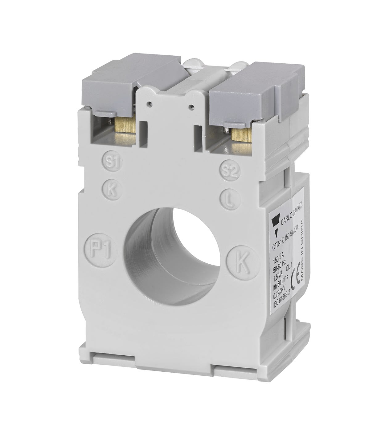 Carlo Gavazzi - Transformateur de courant traversant 200A/5A taille Ø 22mm max