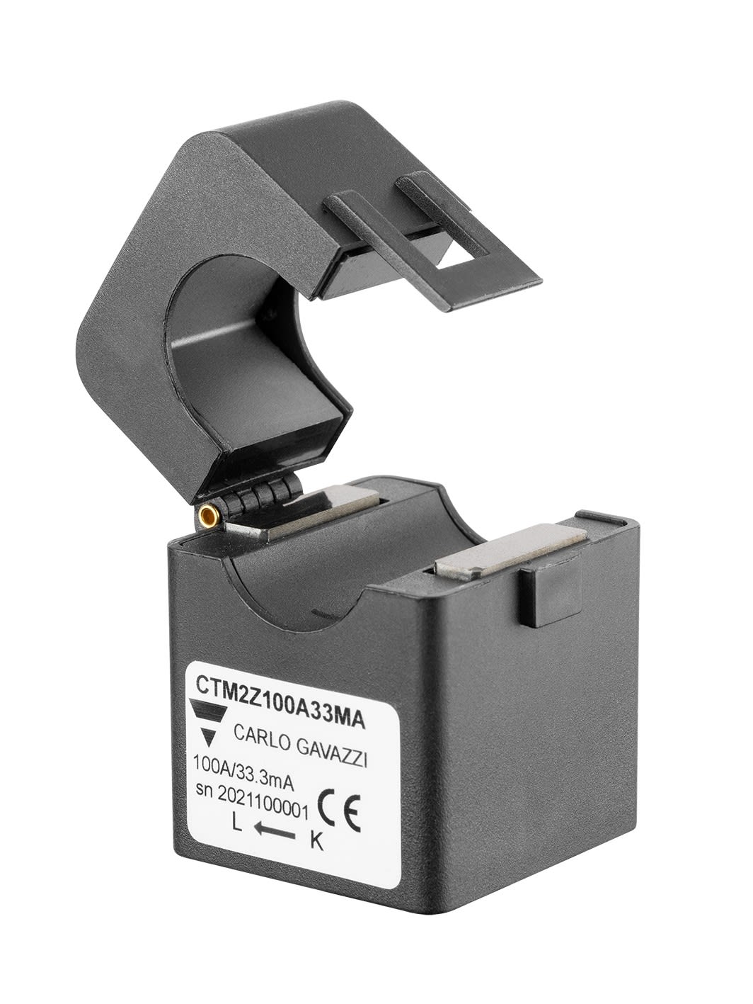 Carlo Gavazzi - Transformateur de courant ouvrant 100A/33,3mA Ø16mm max rapport de TC 3000