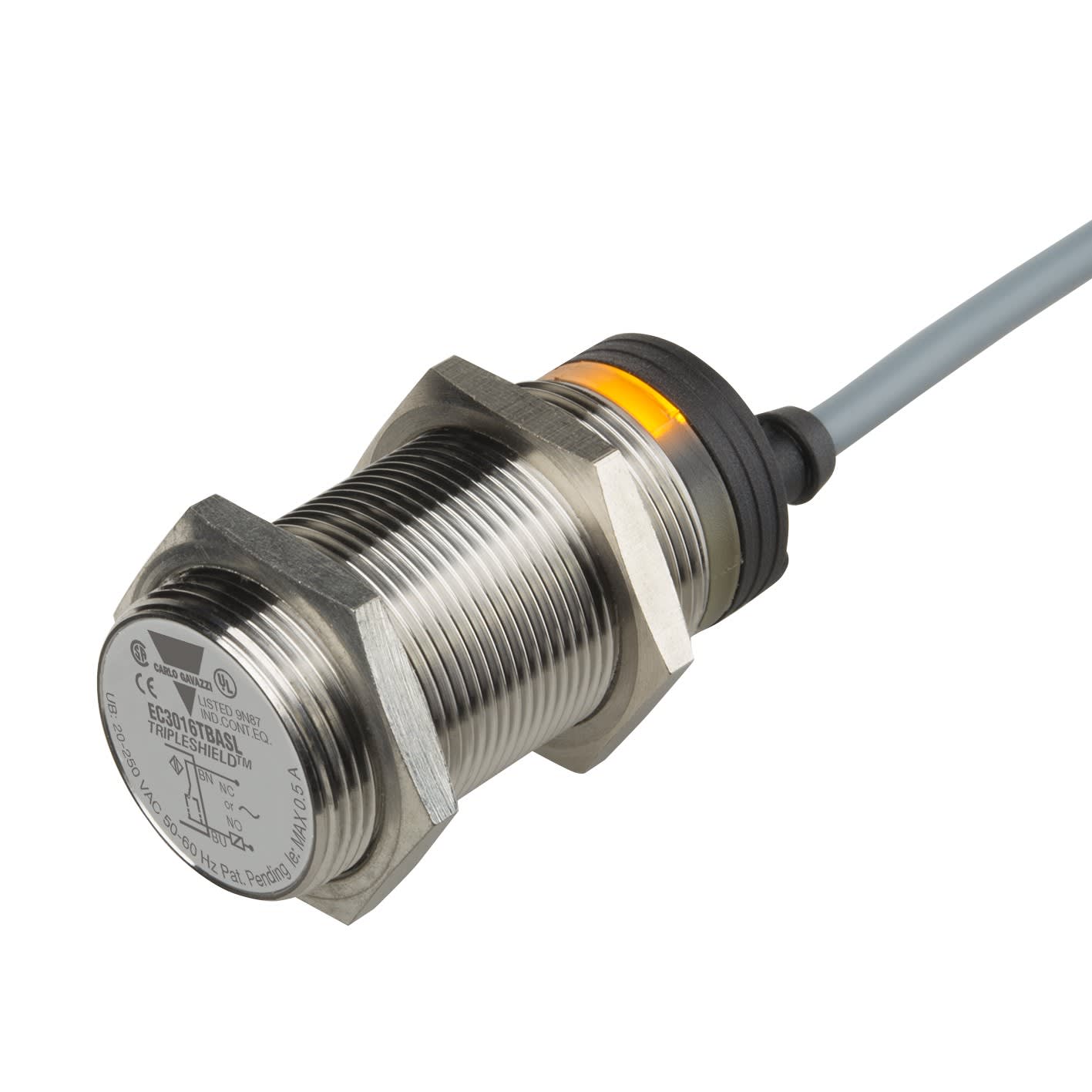 Carlo Gavazzi - Détecteur capacitif metal M30 SCR NO+NF,cab