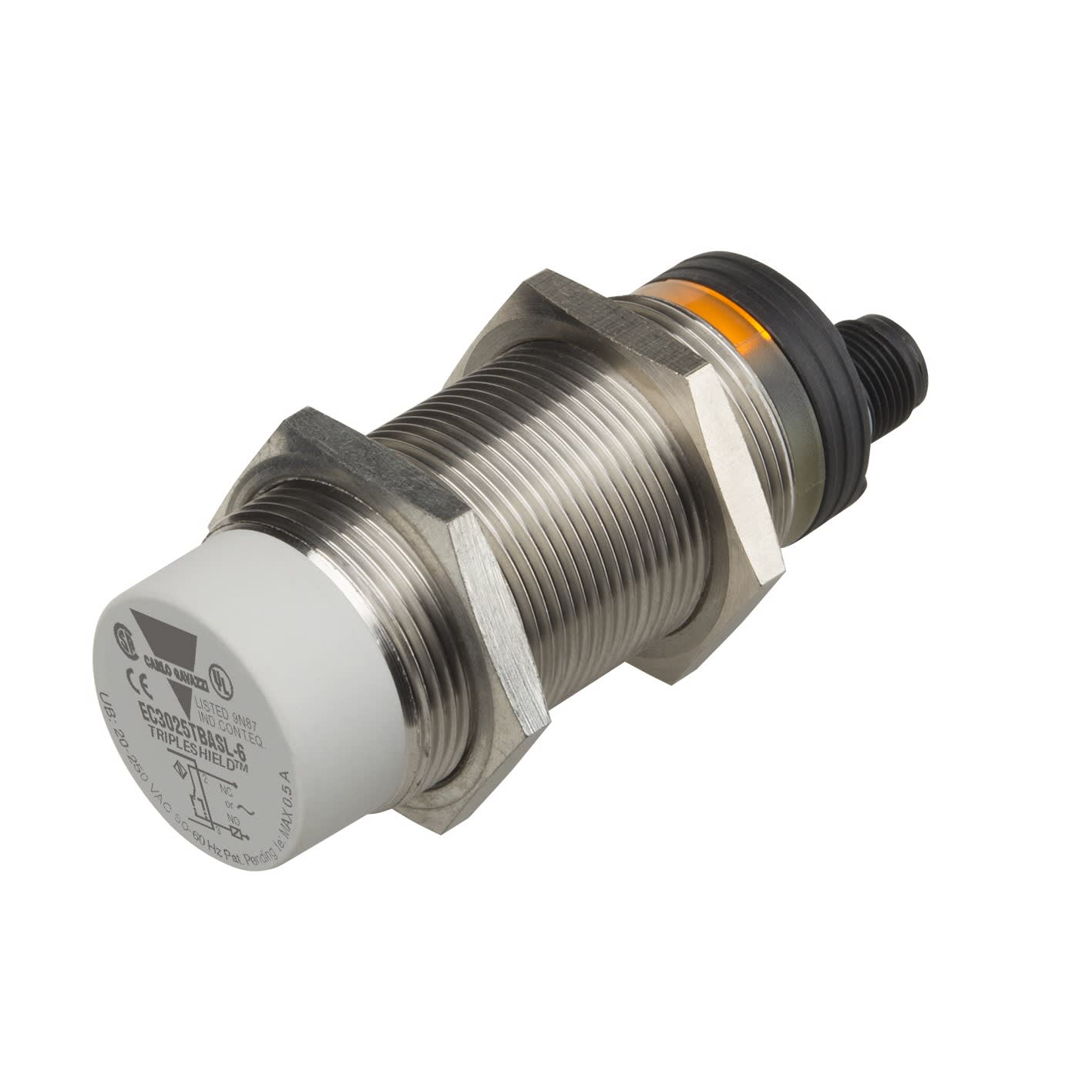 Carlo Gavazzi - Détecteur capacitif metal M30 SCR NO+NF,connecteur