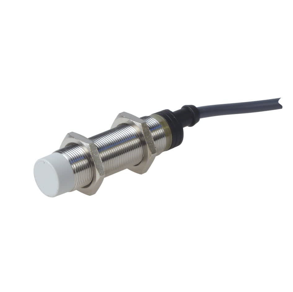 Carlo Gavazzi - Détecteur inductif metal M18 SCR NO,câble 2m, Sn 8mm, 20-250Vca, corps long