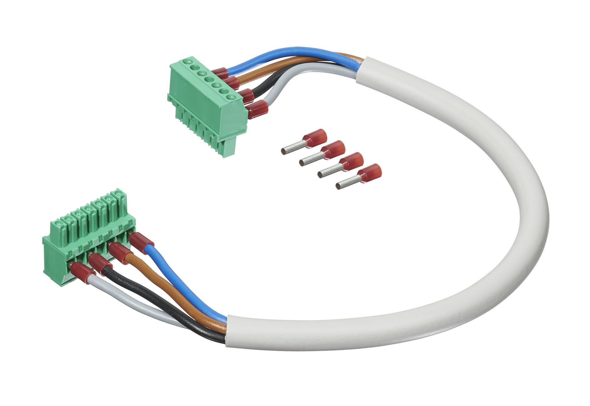 Carlo Gavazzi - Cable 2 connecteurs raccordement tension EM270, EM271, EM280 (version nue), 30cm