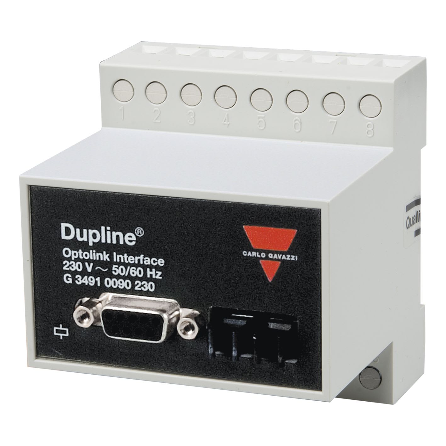 Carlo Gavazzi - Dupline interface fibre optolink-RS232 24Vca