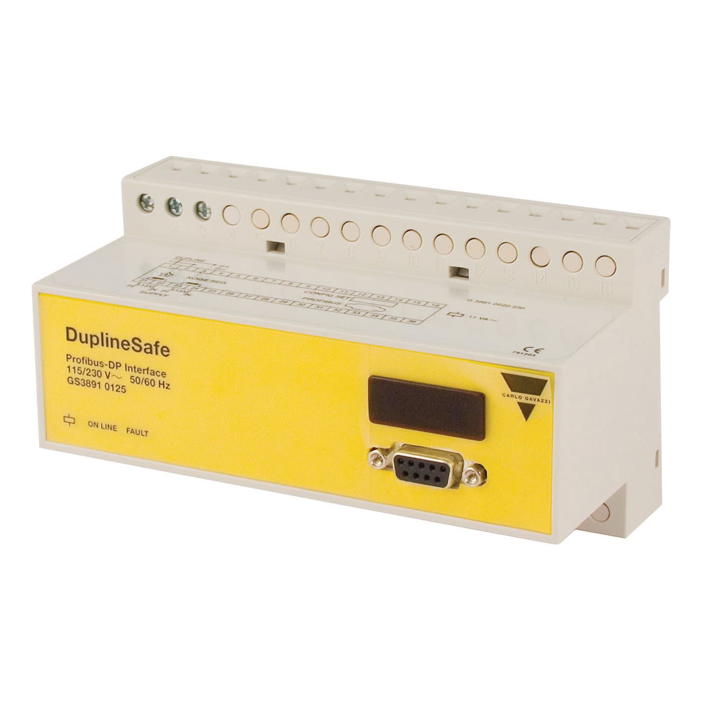 Carlo Gavazzi - Dupline® Safe passerelle Profibus-dp 230Vca
