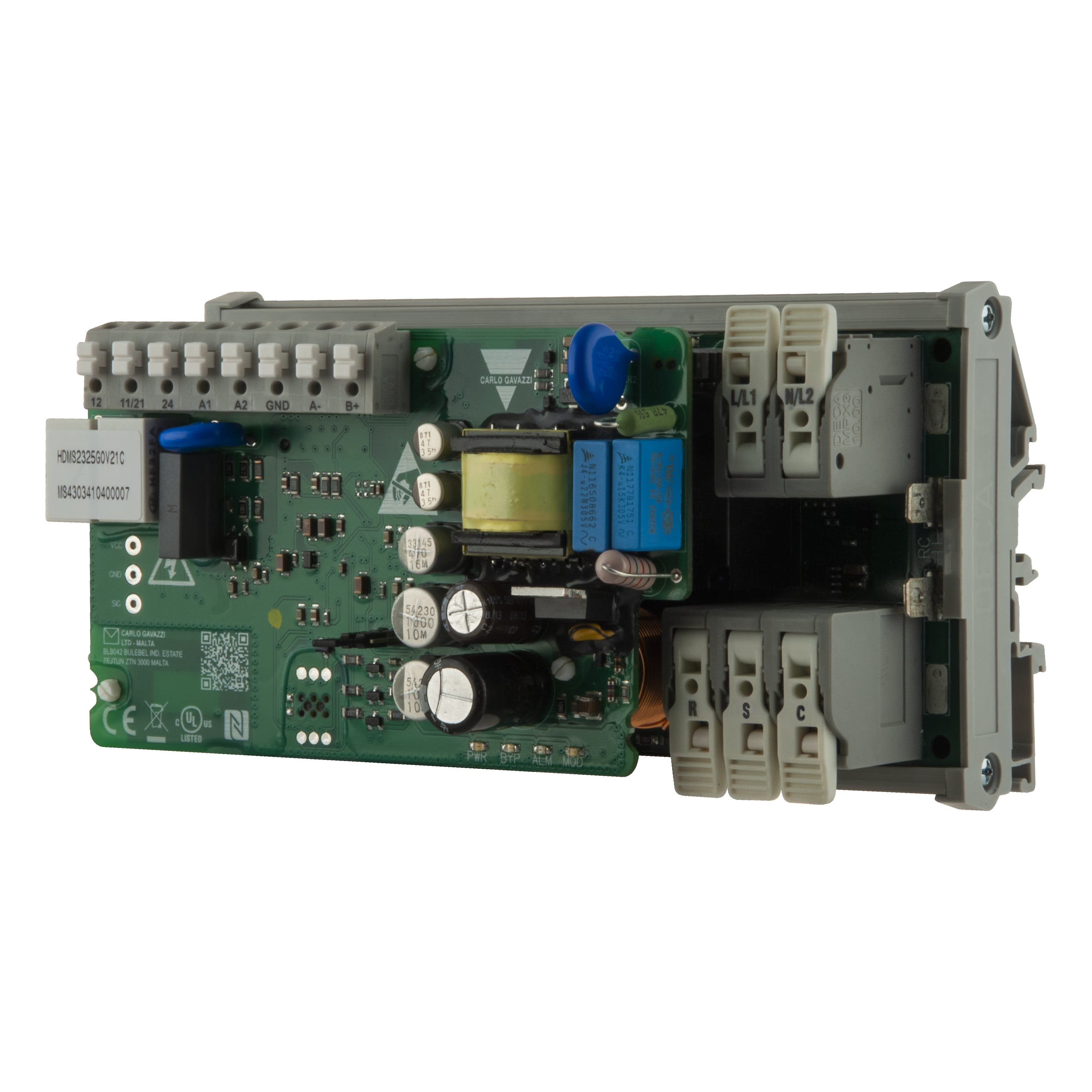 Carlo Gavazzi - Démarreur dynamique monophasé 25A V: 110-230 Vca + MB - DIN