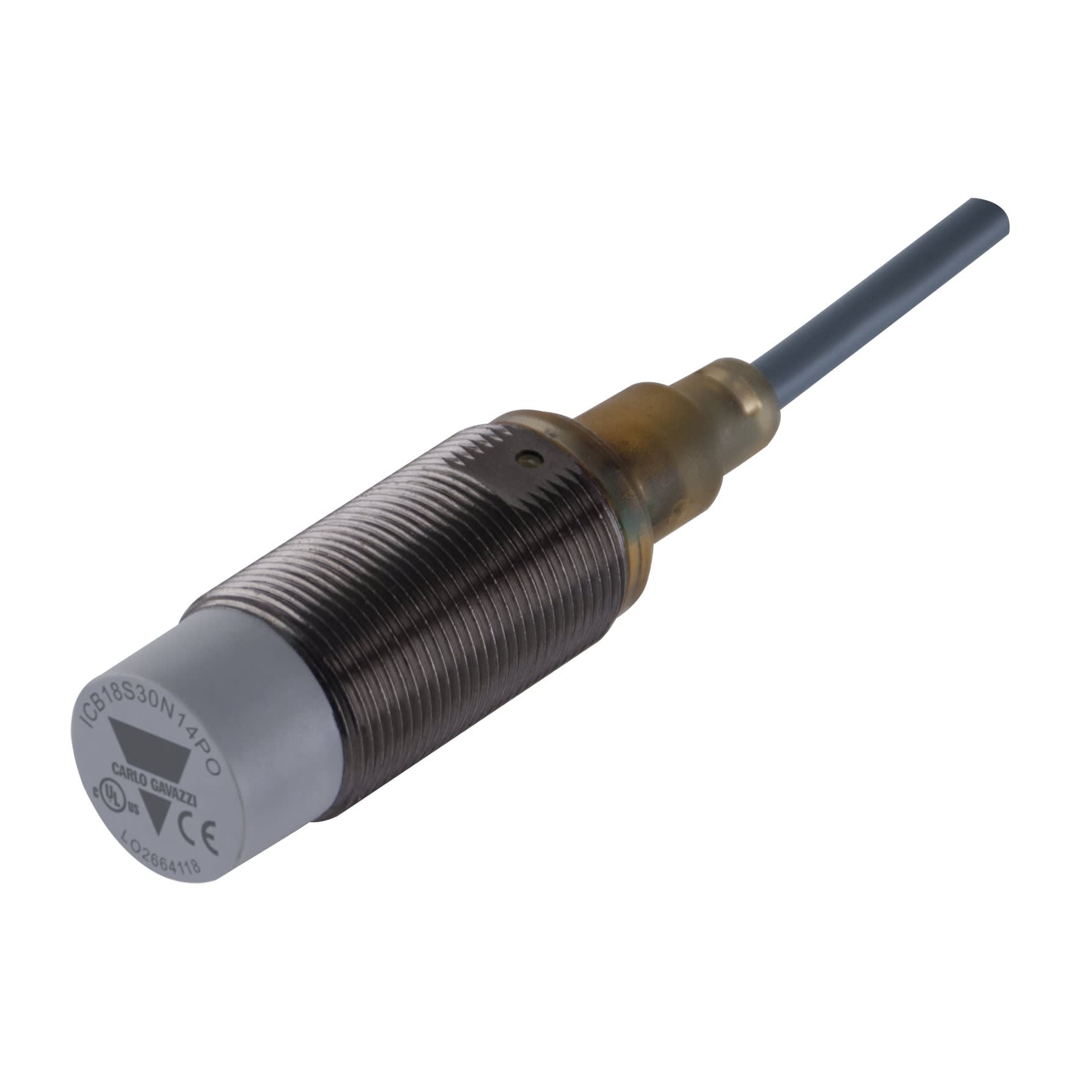 Carlo Gavazzi - Détecteur inductif M18 cable 30mm NPN NF non noyable