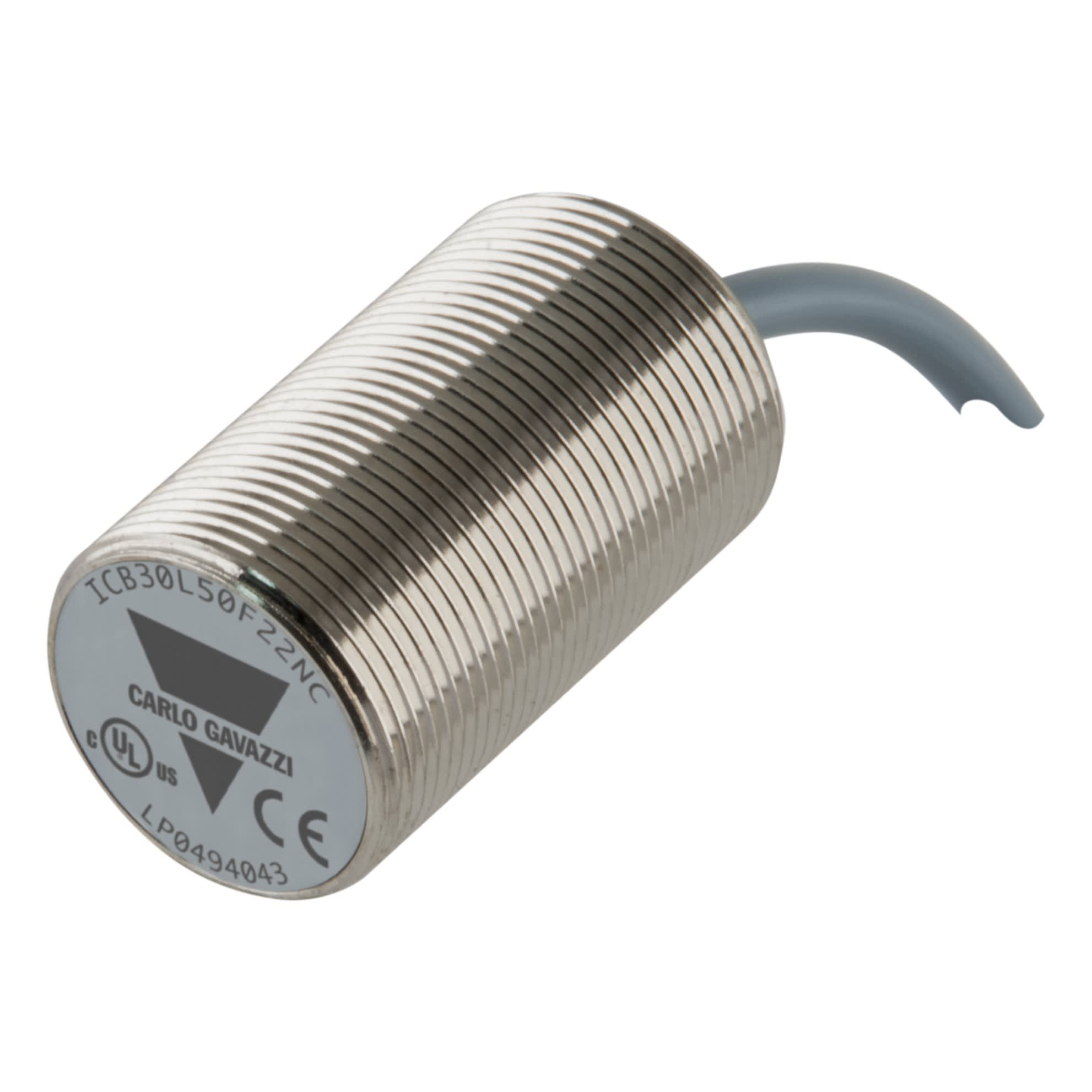 Carlo Gavazzi - Détecteur inductif M30 cable 50mm PNP NF noyable