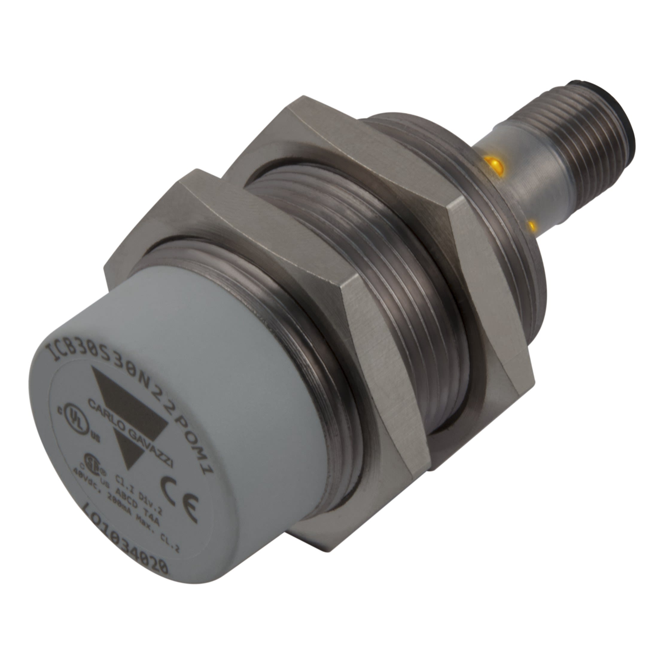Carlo Gavazzi - Détecteur inductif M30 connecteur 30mm PNP NO non-noyable