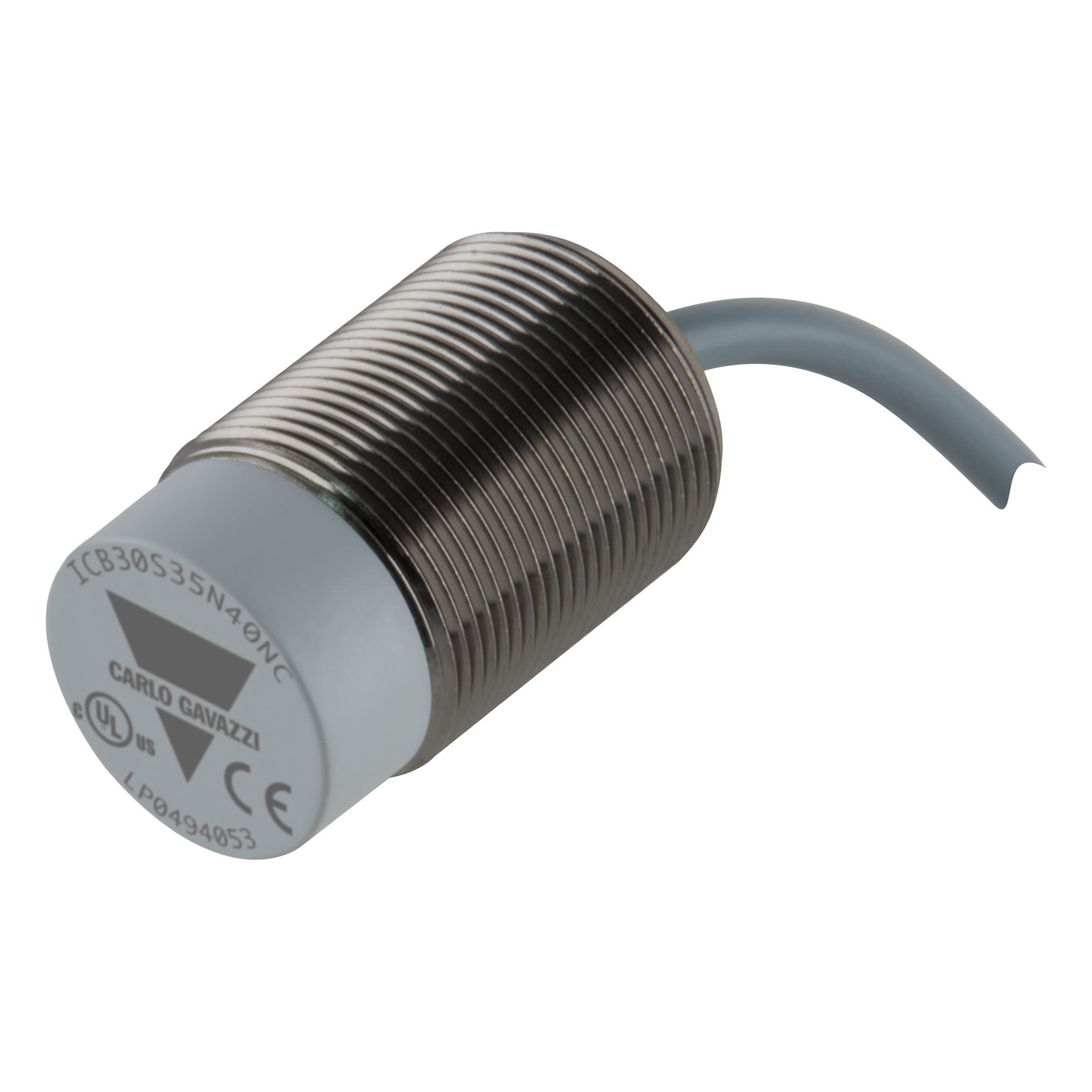 Carlo Gavazzi - Détecteur inductif M30 cable court NPN NO non noyable