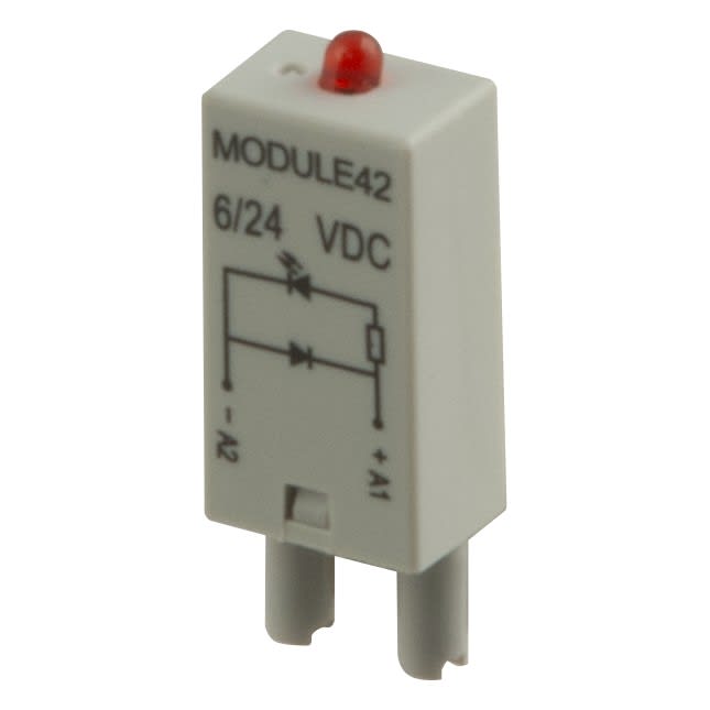 Carlo Gavazzi - Module de protection pour supports séries ZMI, ZD, ZDM, libre A1+, 6-24Vcc