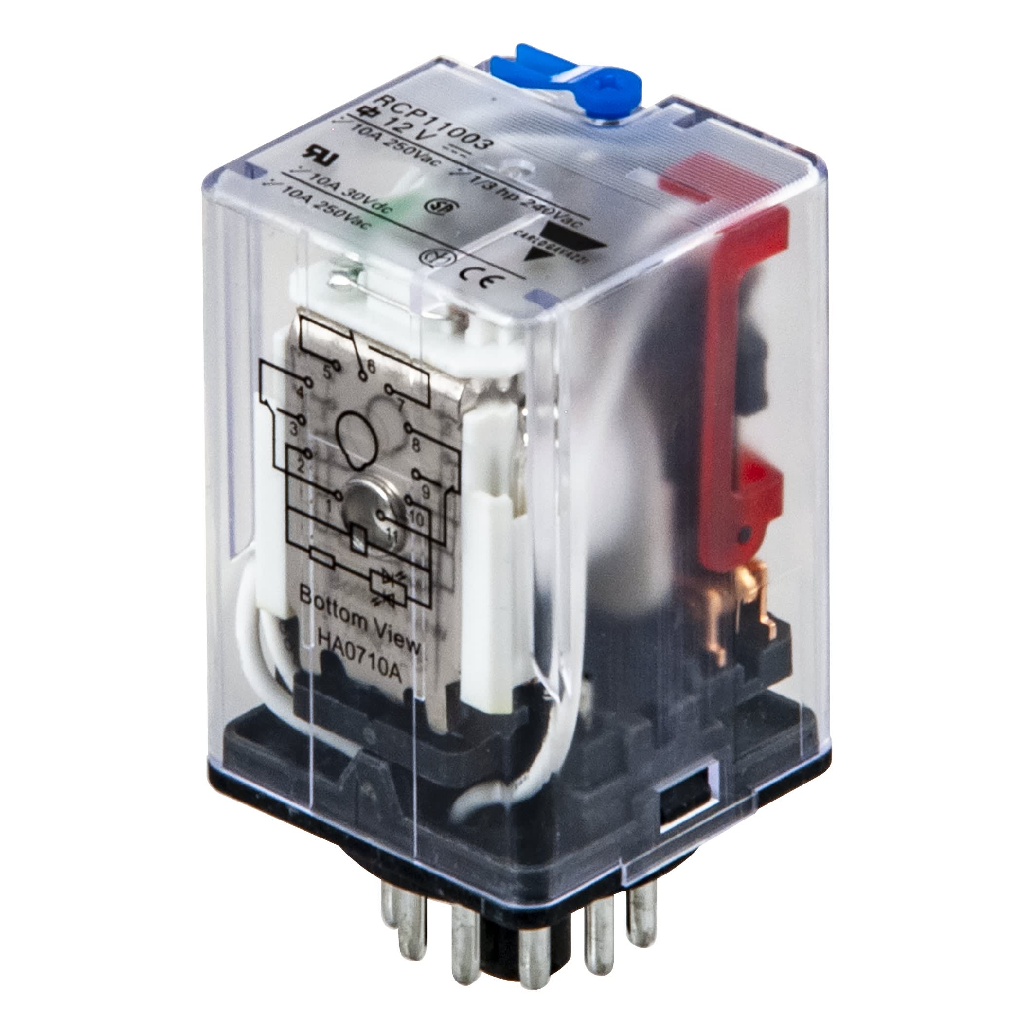 Carlo Gavazzi - relais électromécanique industriel 11 poles 3RT 24Vcc