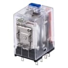 Carlo Gavazzi - Relais miniature 2RT 10A 24VCC bouton test + indicateur mécanique + Led