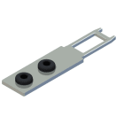 Carlo Gavazzi - Actionneur à clé de sécurité plat, 20mm pour fin de course sécurité