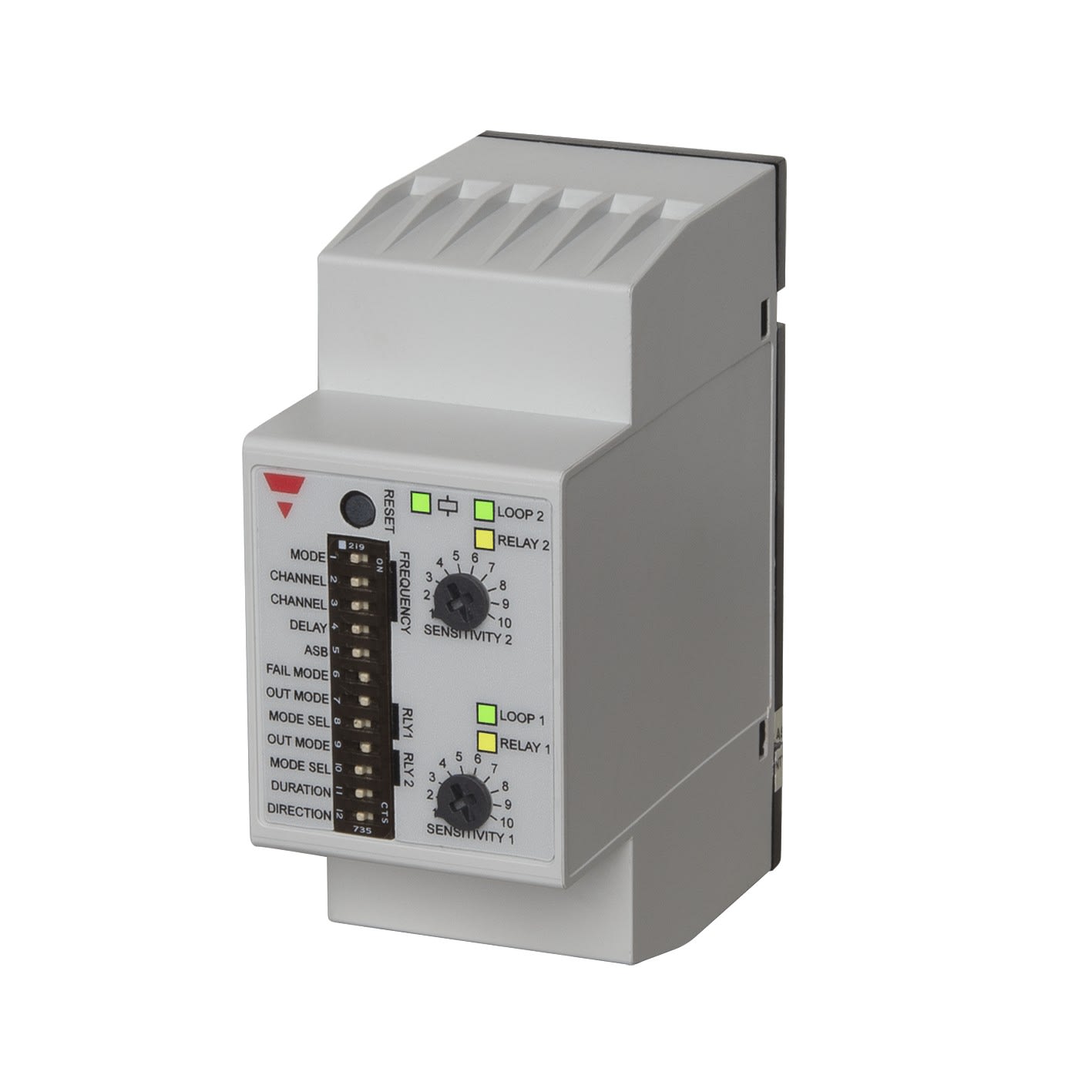 Carlo Gavazzi - Amplificateur boucle inductive 2 voies, embrochable, 24-240CA/CC