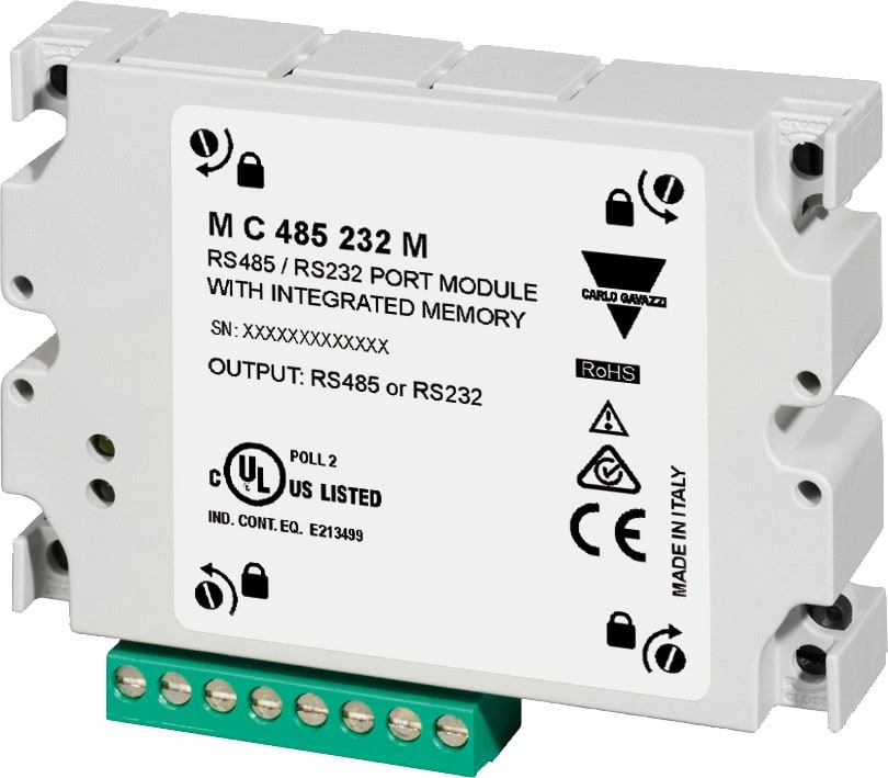 Carlo Gavazzi - Module com. RS485/RS232 avec mémoire pour WM