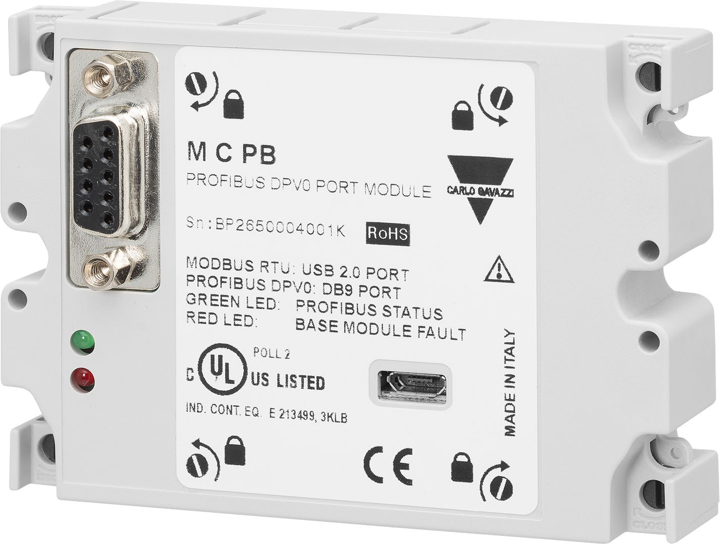 Carlo Gavazzi - Module Profibus centrale de mesure WM30 / WM40