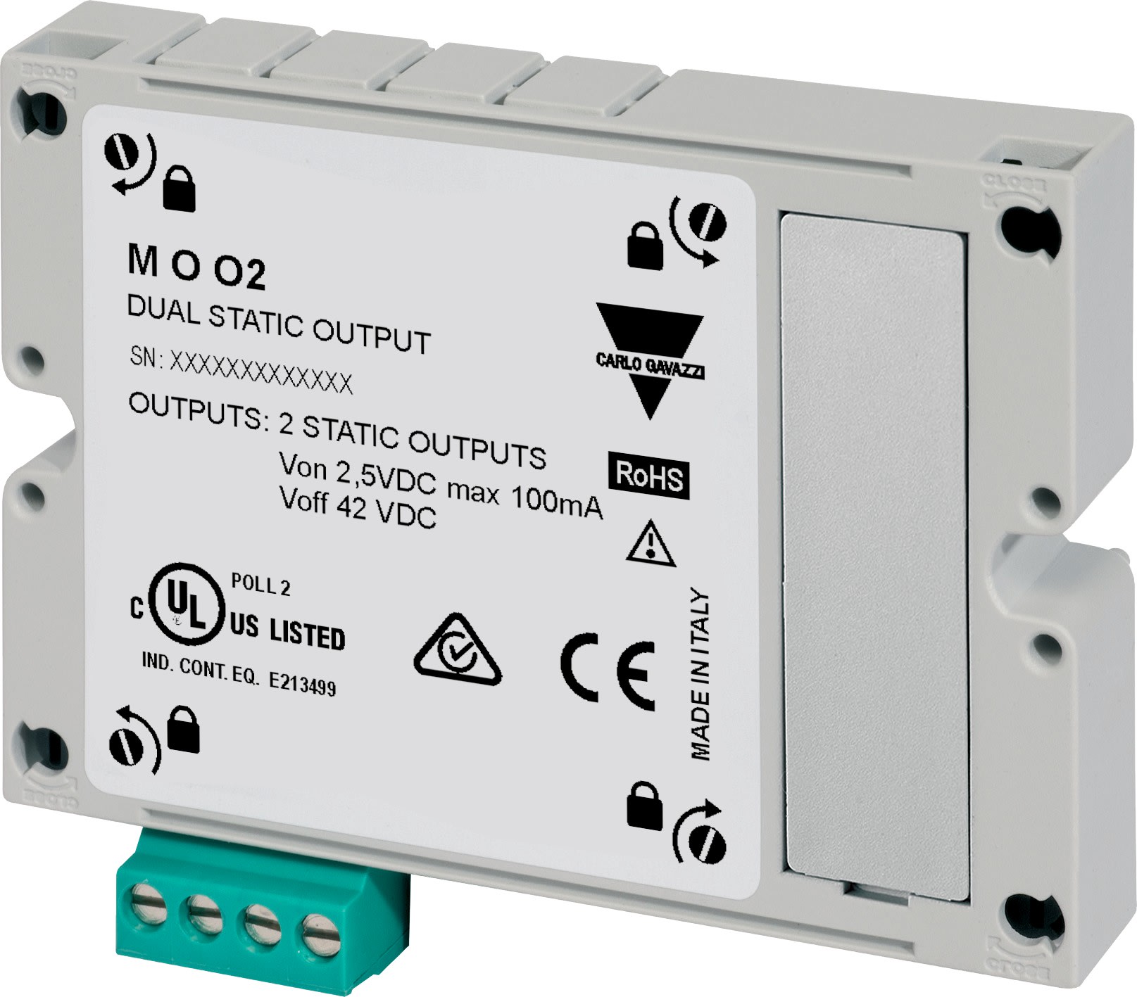 Carlo Gavazzi - Module 2 sorties numériques pour centrales de mesure WM20/WM30/WM40
