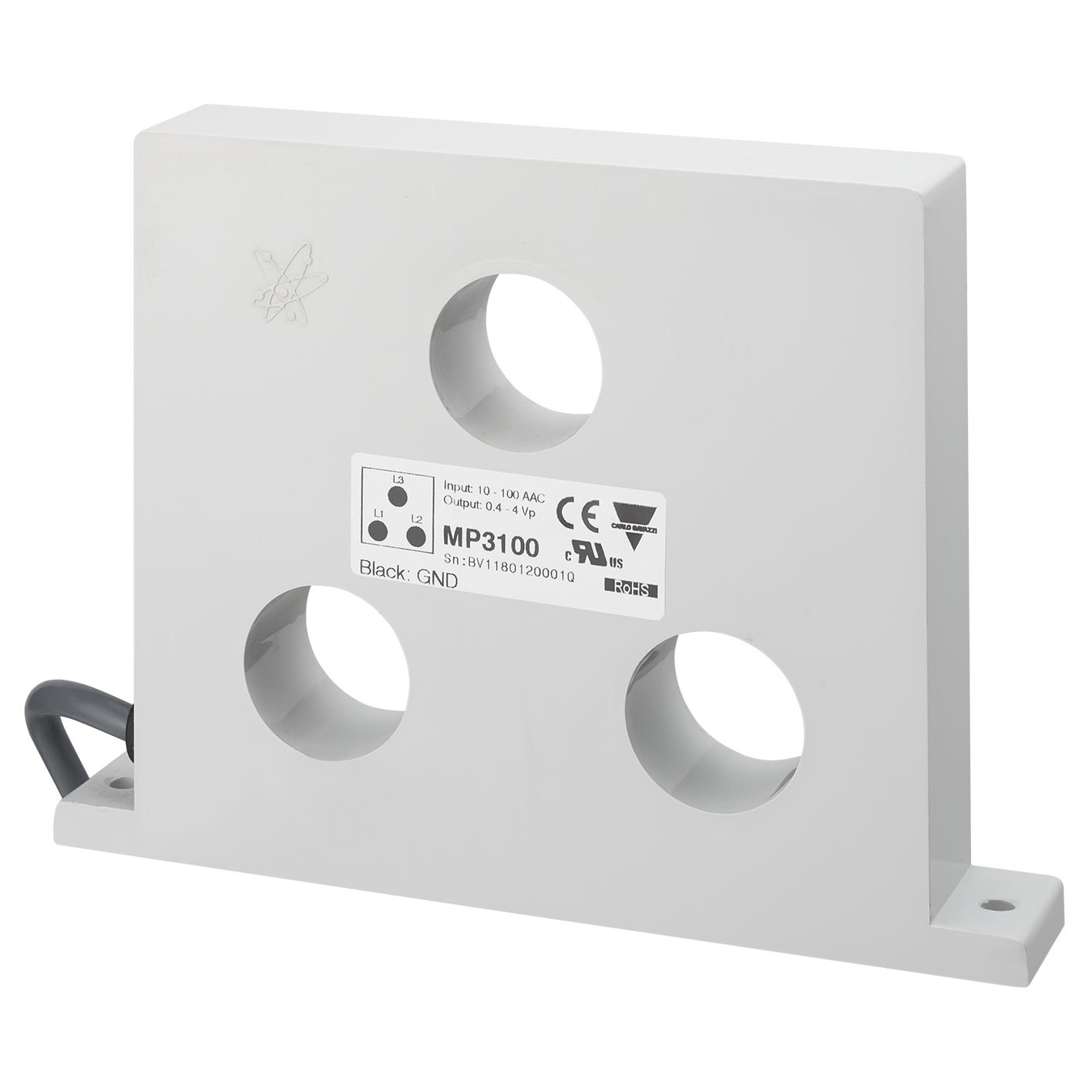 Carlo Gavazzi - Transformateur de courant 3 phases ca 500A/0,4-4Vp