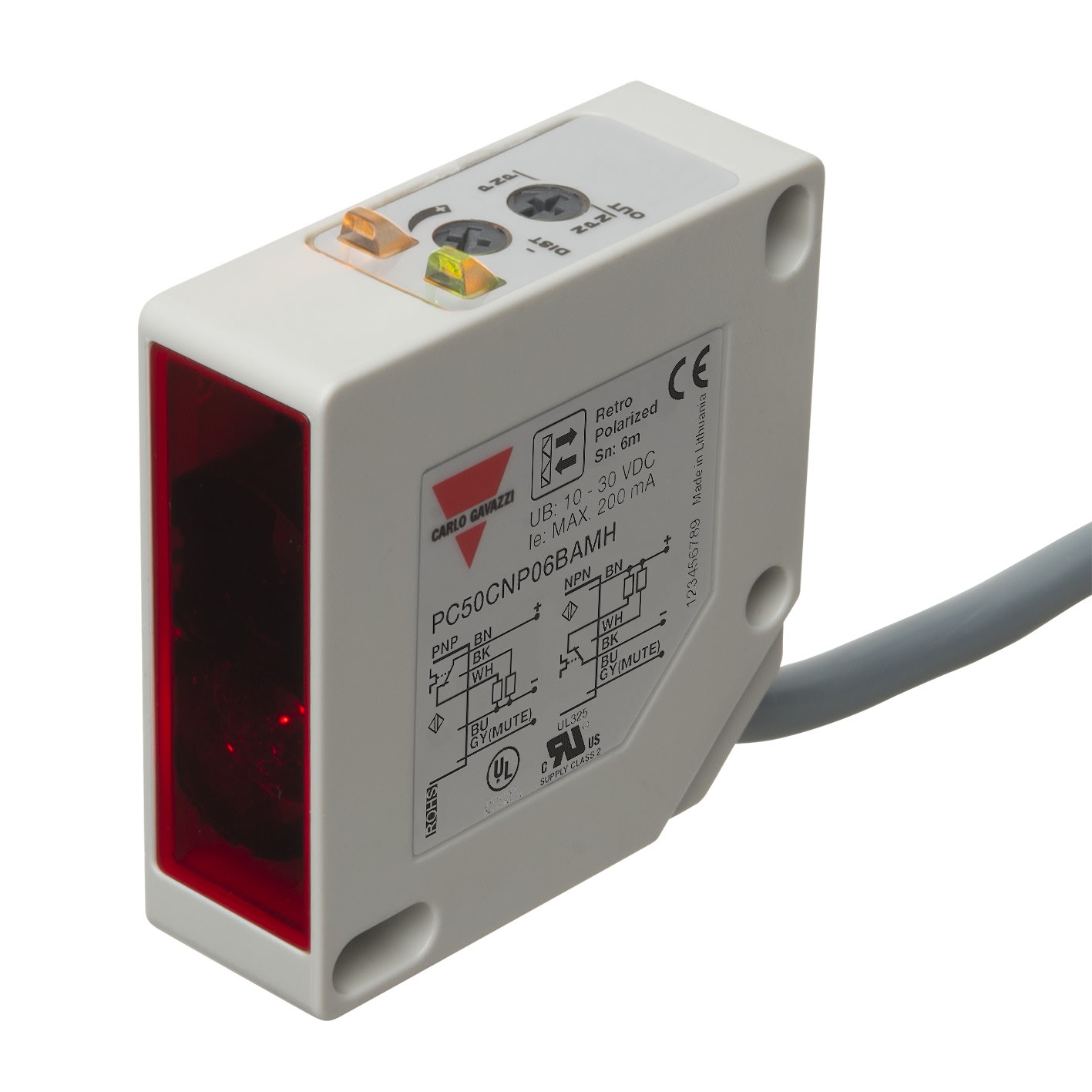 Carlo Gavazzi - Cellule photo. reflex polarise 6m cc NO+NF e. test cable