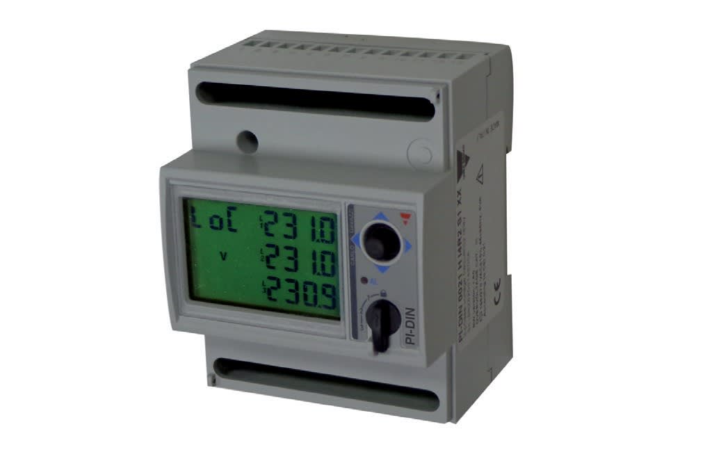 Carlo Gavazzi - Relais de protection afficheur monophasé/triphasé, 4E digitales, 2S relais 8A