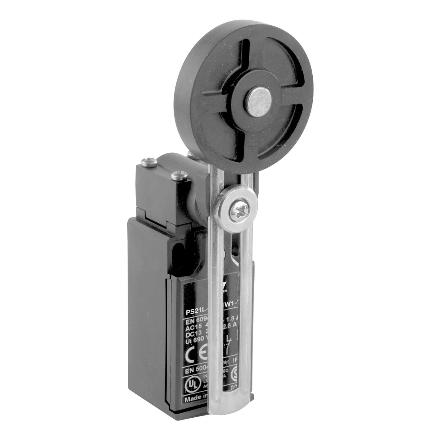 Carlo Gavazzi - Fin de course 30mm- PG13,5mm - Action brusque 1NO+1NF - Levier galet Ø50 -IP65