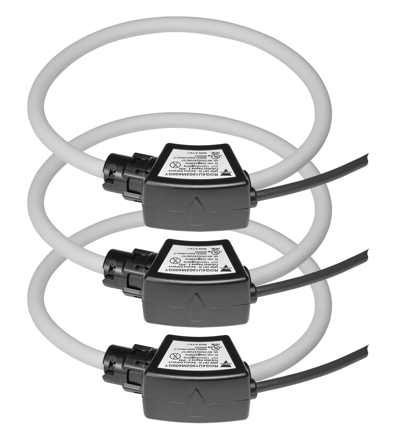 Carlo Gavazzi - Boucle de rogowski pour comp EM21072DMV - Lot de 3 TOR 400mm - 20 à 4000A UL2808