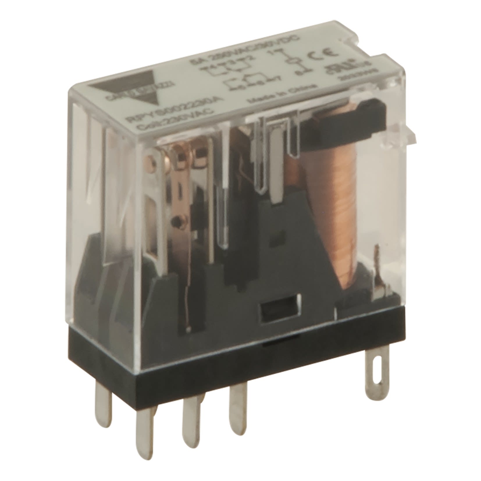 Carlo Gavazzi - Relais miniature 2RT 5A 24Vca - Cosse Faston