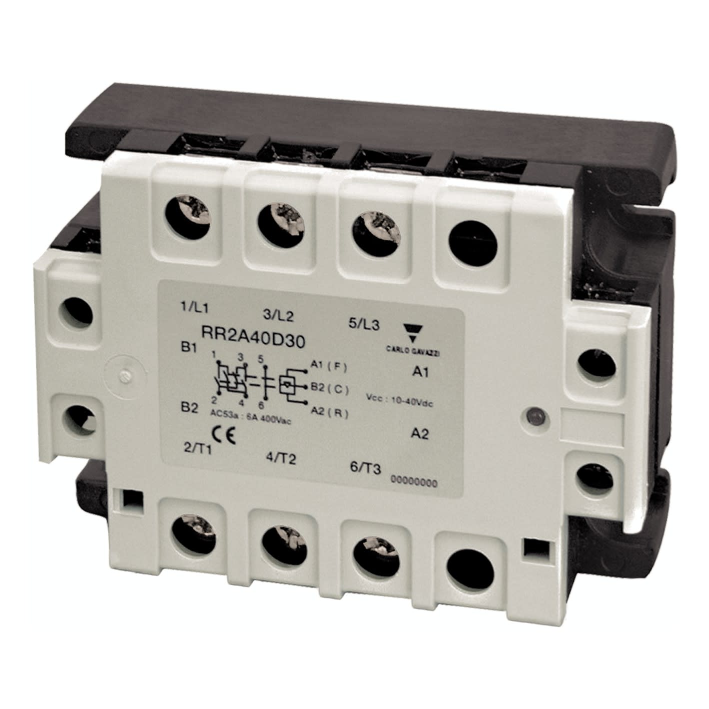 Carlo Gavazzi - Relais d'inversion de marche pour moteur triphasé, 2ph 400Vca 1.5kW cc IP