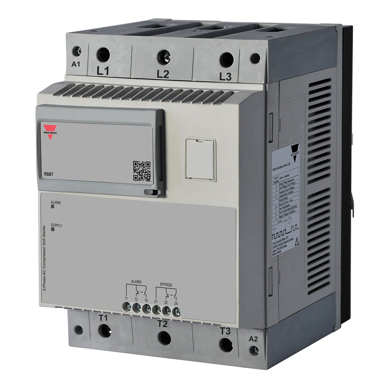 Carlo Gavazzi - Demarreur progressif 3ph compresseur 220-480V 3p