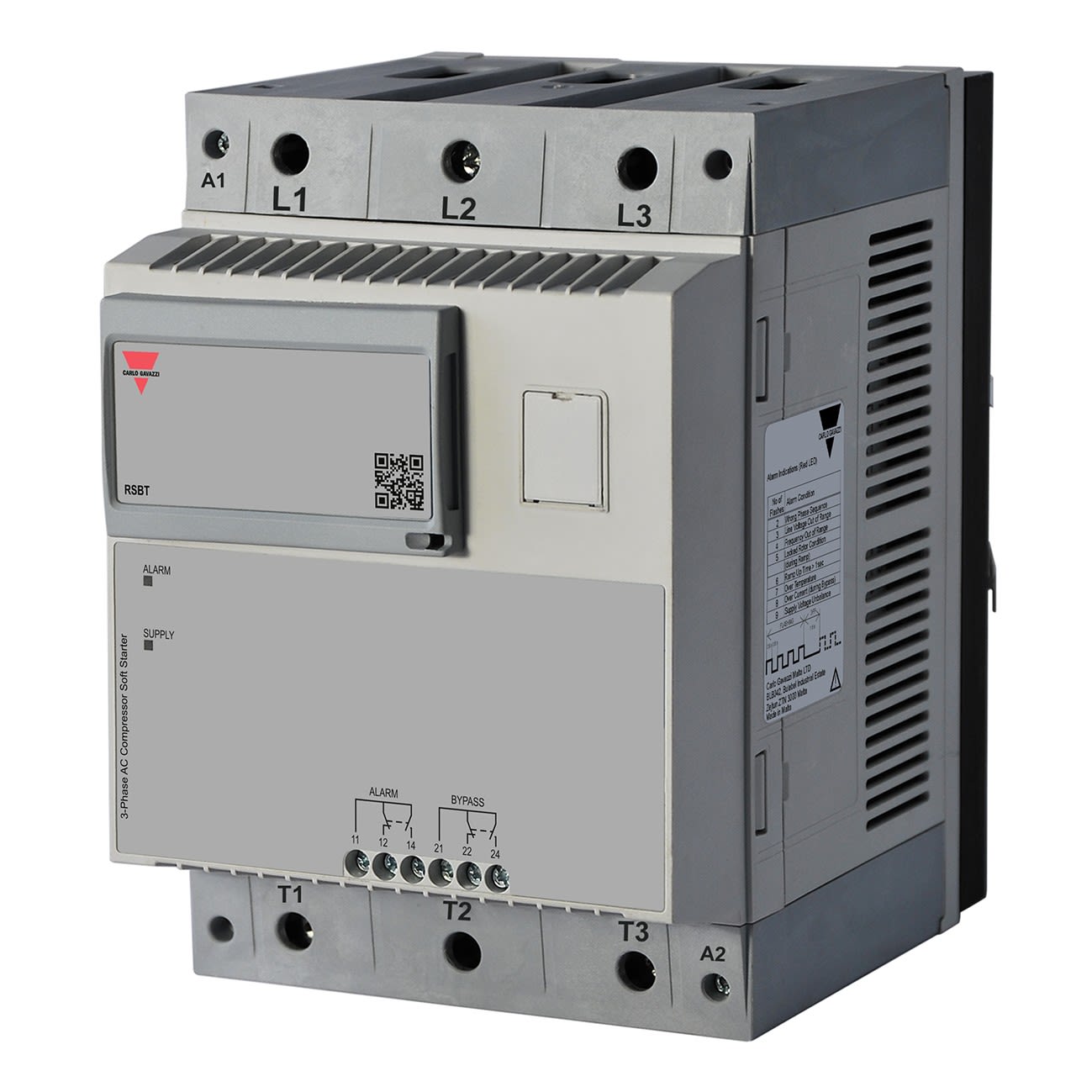 Carlo Gavazzi - Démarreur progressif 3ph compresseur 220/480V 3p Modbus