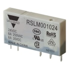Carlo Gavazzi - Relais industriel électromécanique fin inverseur 6A 250Vca/30Vcc, bobine 24Vcc