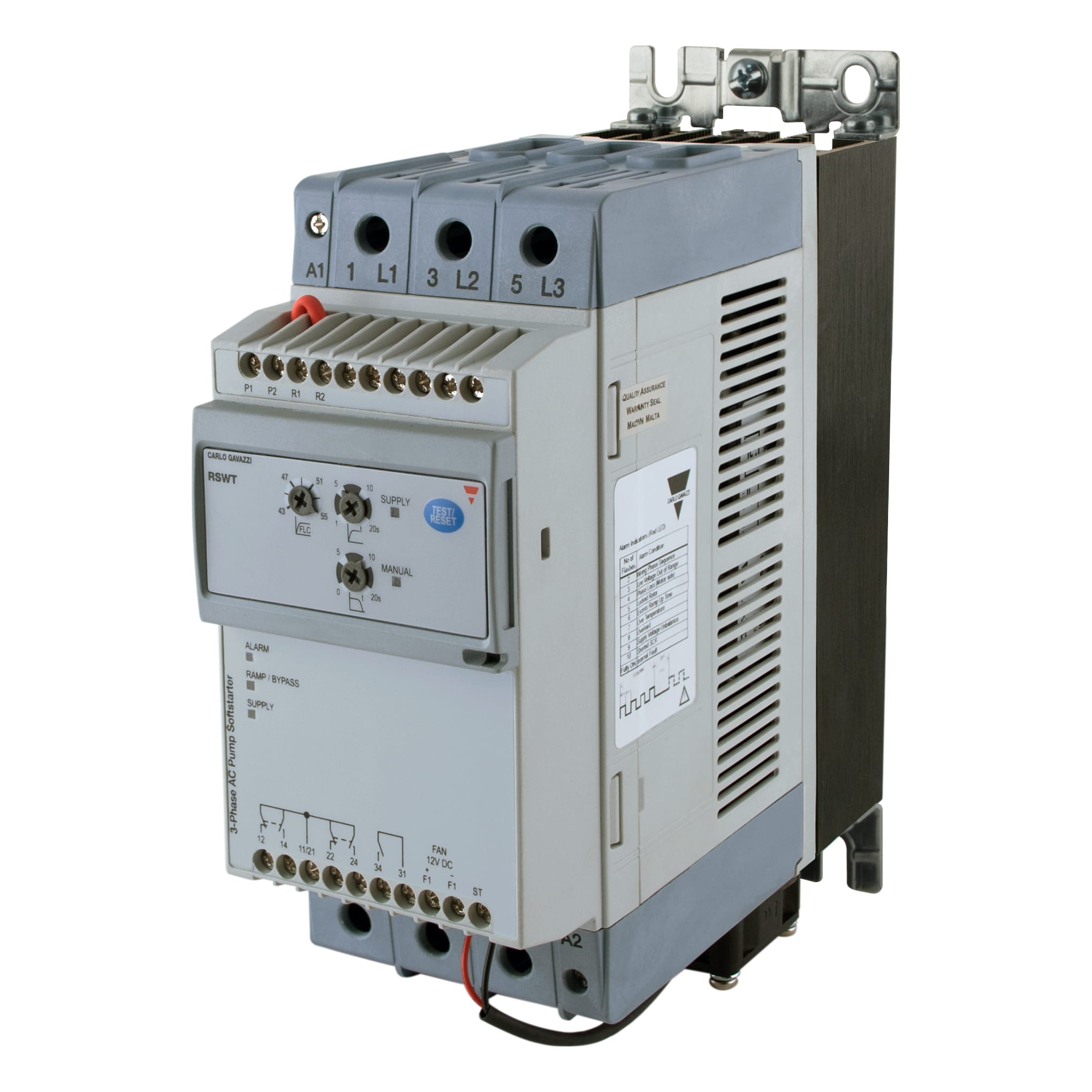 Carlo Gavazzi - Demarreur pompe 3ph 220-600V 55A 100-240v+o-l