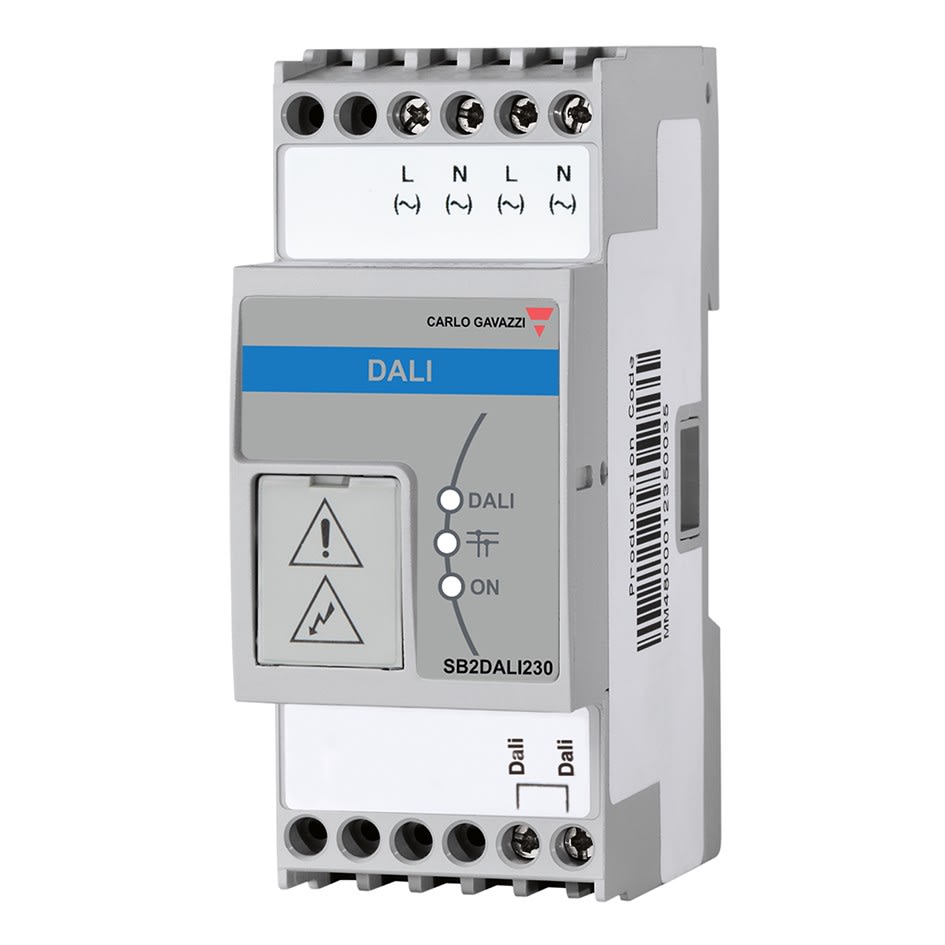 Carlo Gavazzi - Contrôleur DALI pour Smart Dupline®, 64 actionneurs d?éclairage/16 groupes