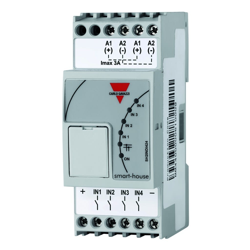 Carlo Gavazzi - Smart Dupline module 4 entrees tor/impulsions 24Vcc