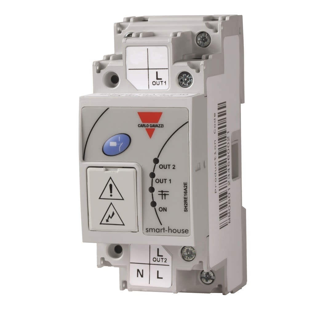 Carlo Gavazzi - Smart Dupline module 2 sorties relais 16A 230Vca lecture energie