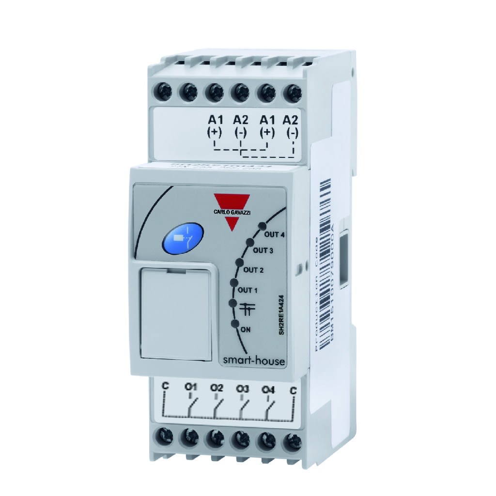Carlo Gavazzi - Smart Dupline module 4 sorties relais NO 5A 24Vcc