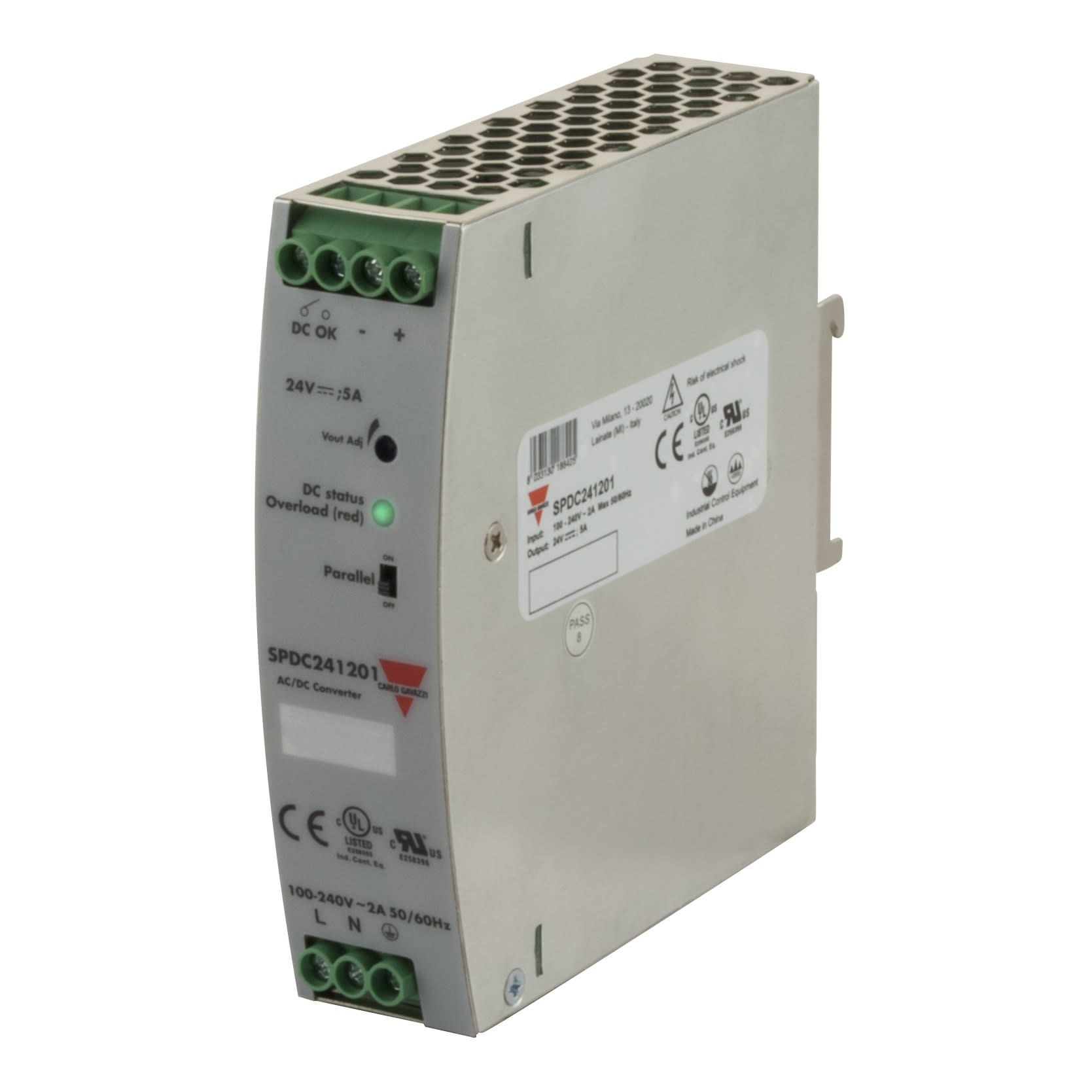 Carlo Gavazzi - Alimentation a decoupage 120W 12Vcc compact rail DIN