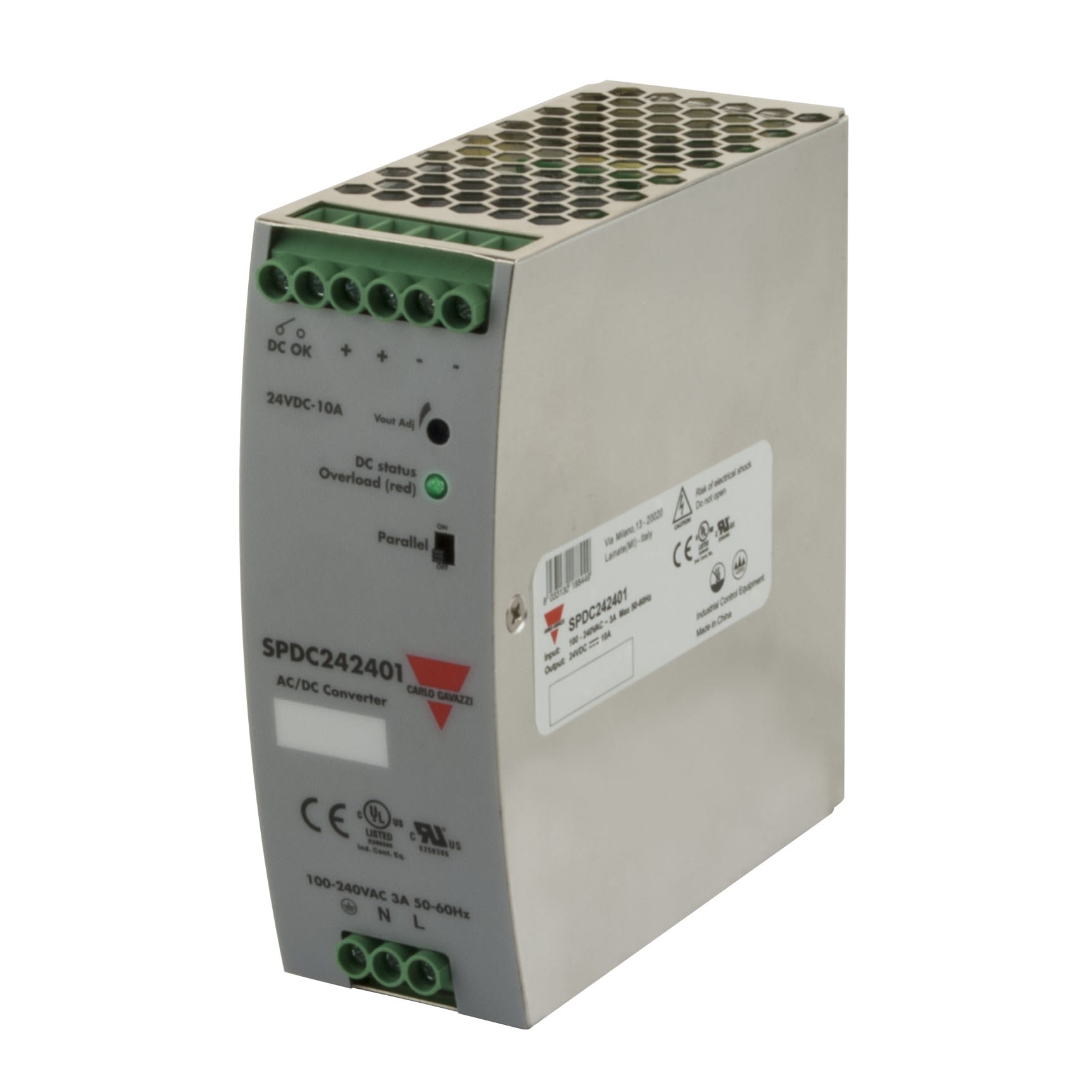Carlo Gavazzi - Alimentation a decoupage 240W 24Vcc compact rail DIN