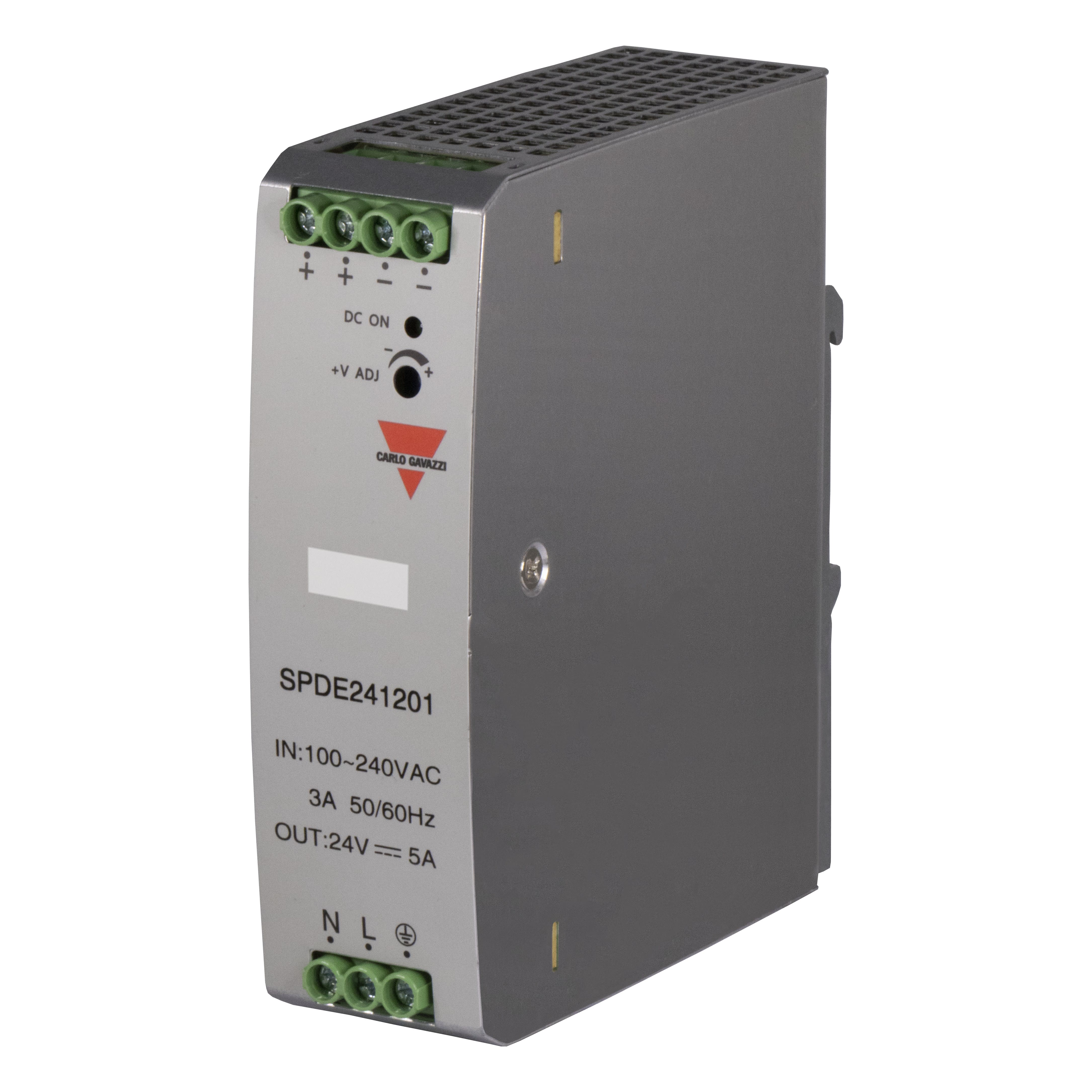 Carlo Gavazzi - Alimentation a decoupage compacte 120W 24VCC standard rail DIN