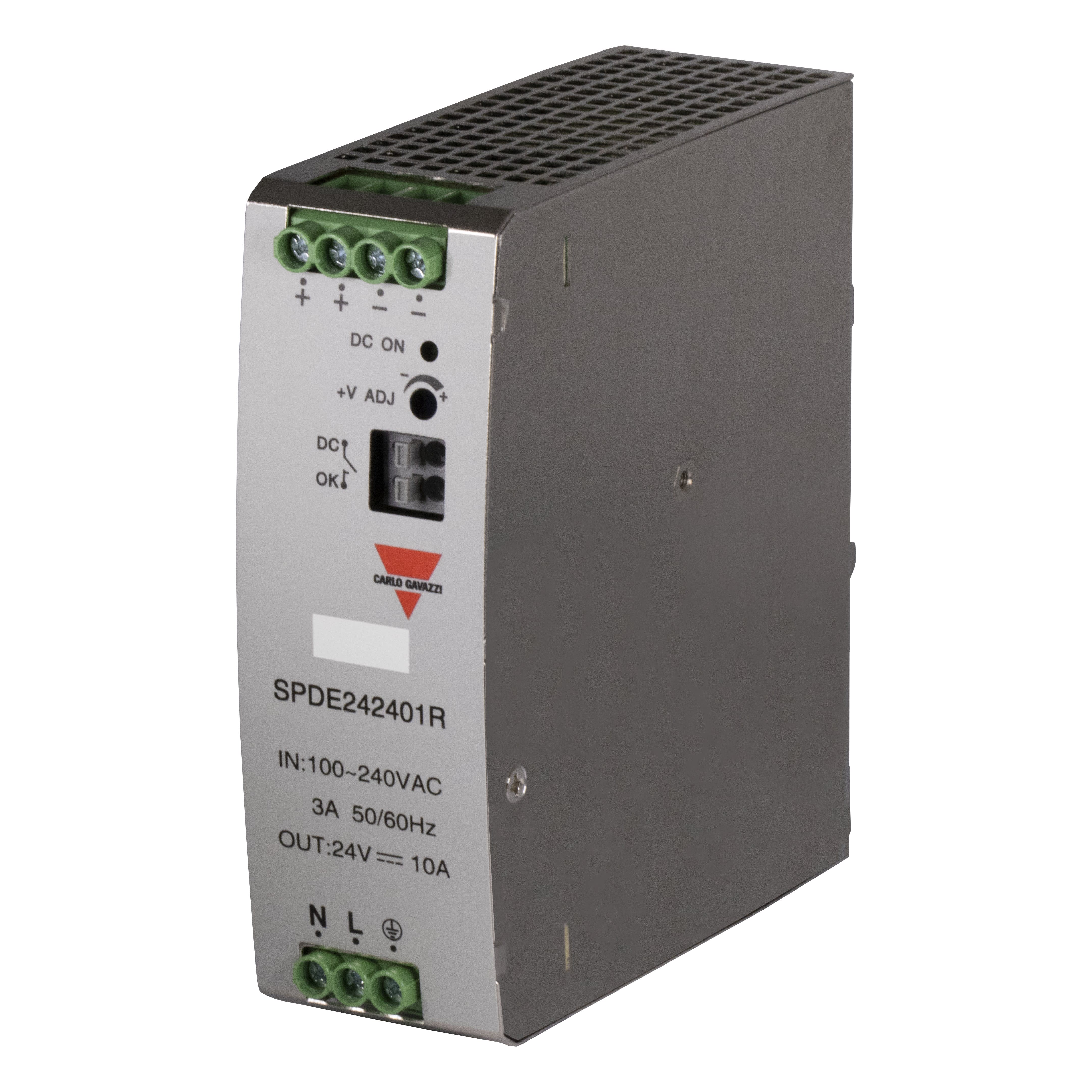 Carlo Gavazzi - Alimentation a decoupage compacte 240W 48VCC standard rail DIN sortie relais